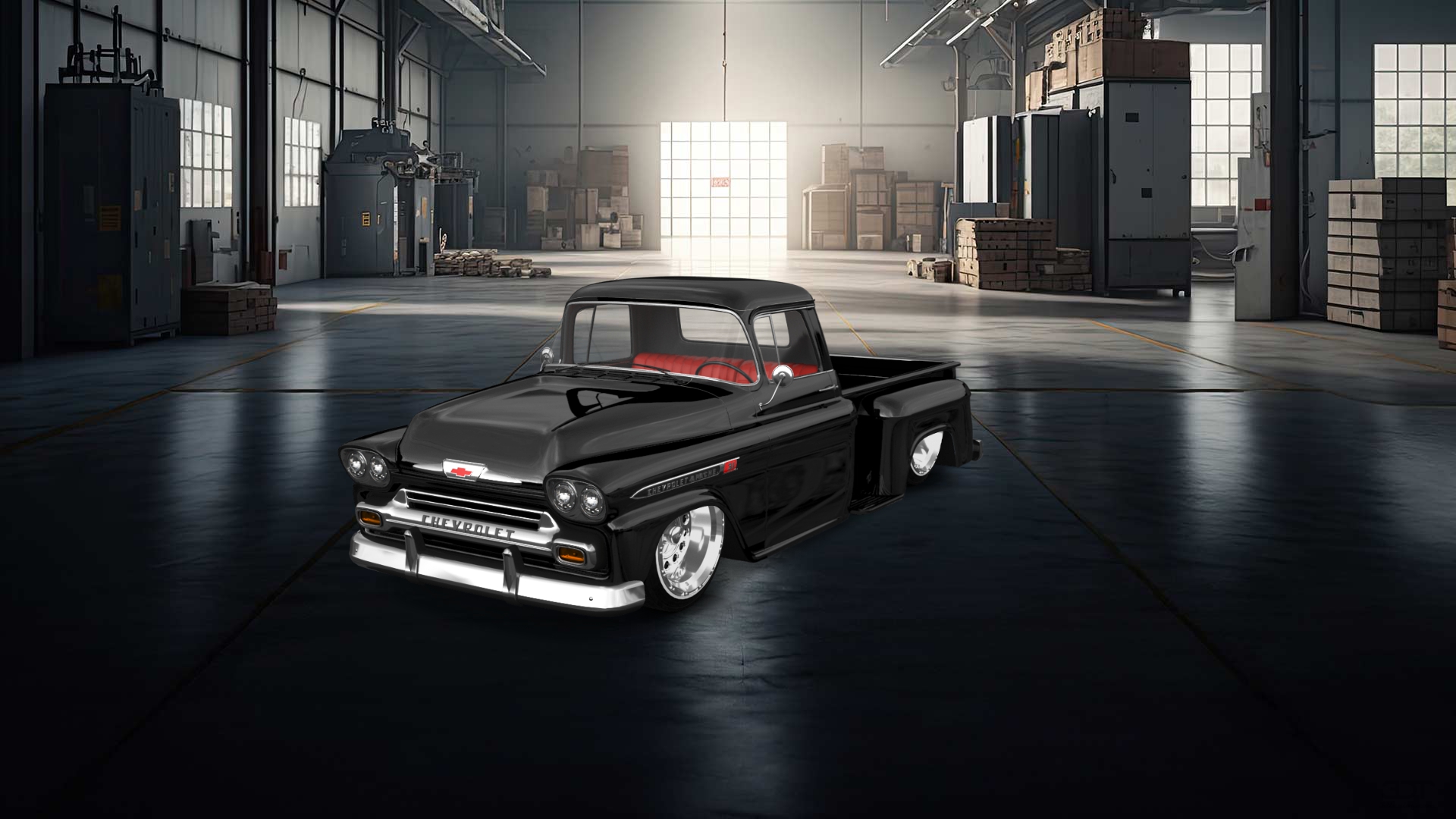 Chevrolet Apache Stepside 2 Door pickup truck 1959 tuning