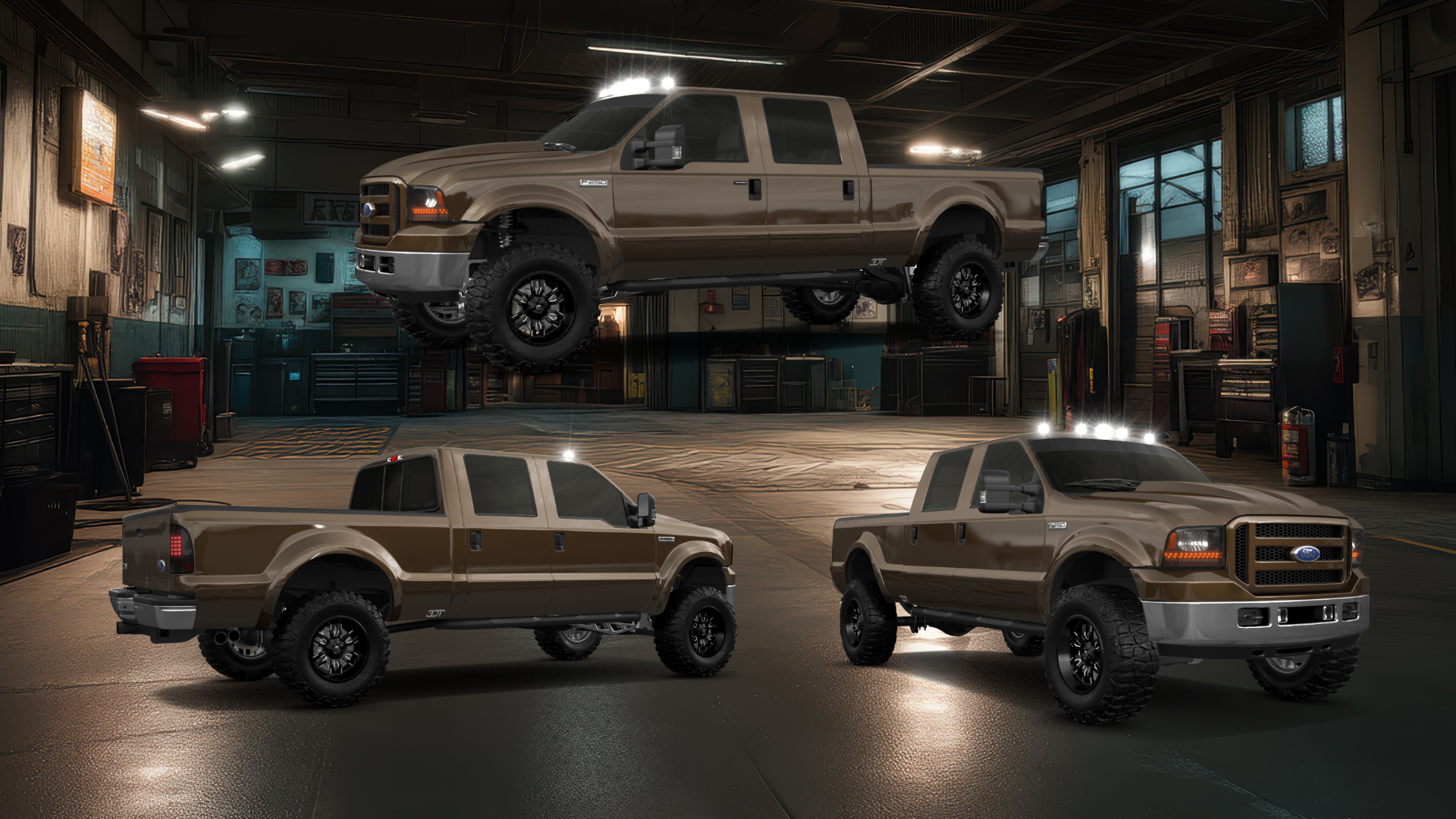 Ford F-250 Crew Cab 4 Door pickup truck 1999 tuning