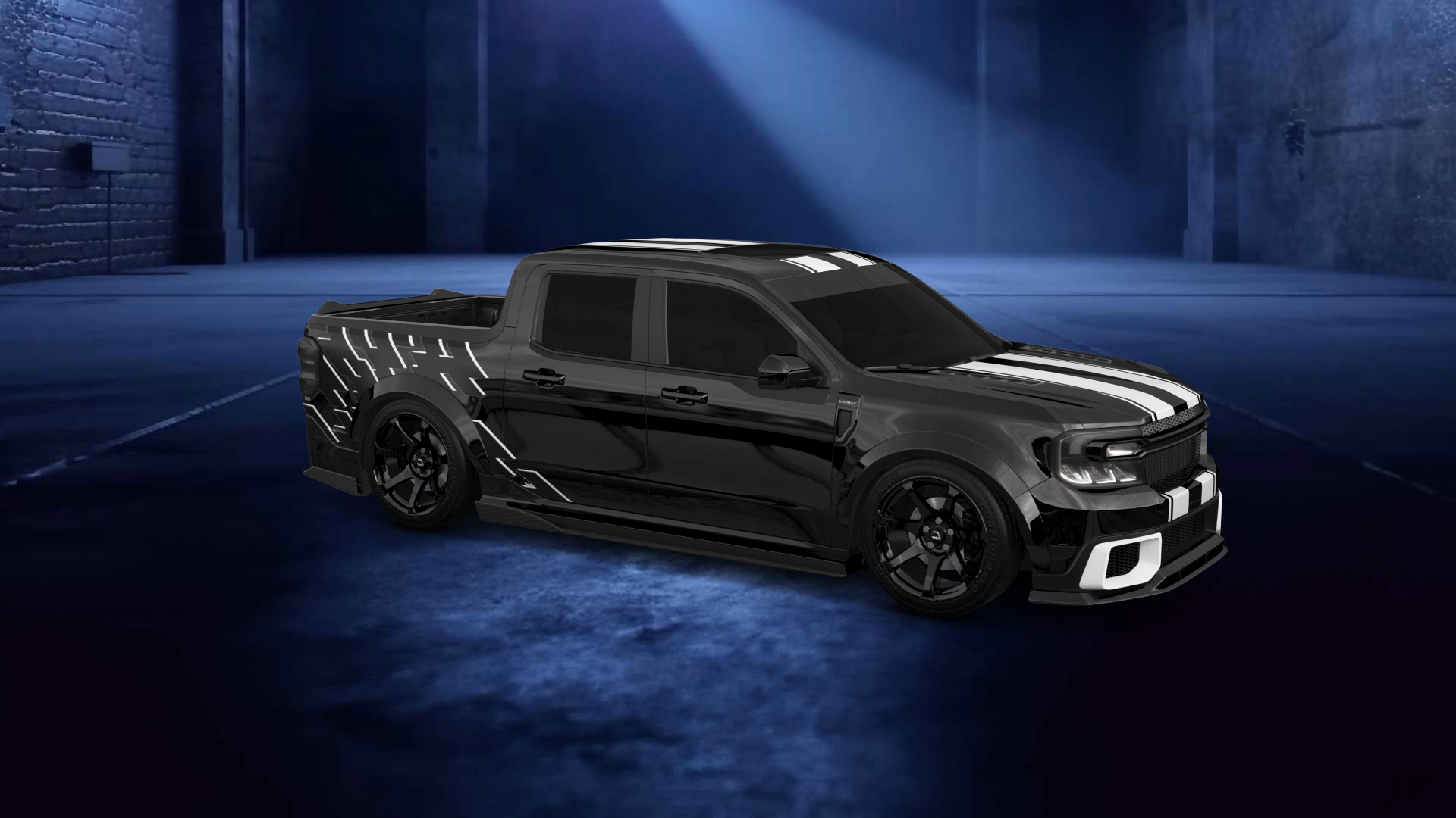 Ford Maverick 4 Door pickup truck 2022 tuning
