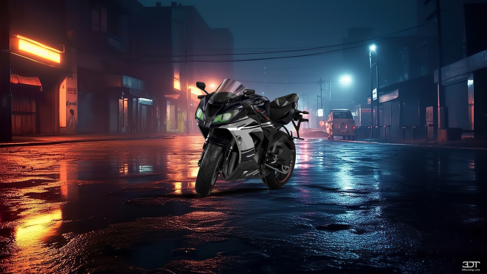 Kawasaki Ninja ZX 6R Sport Bike 2015 tuning