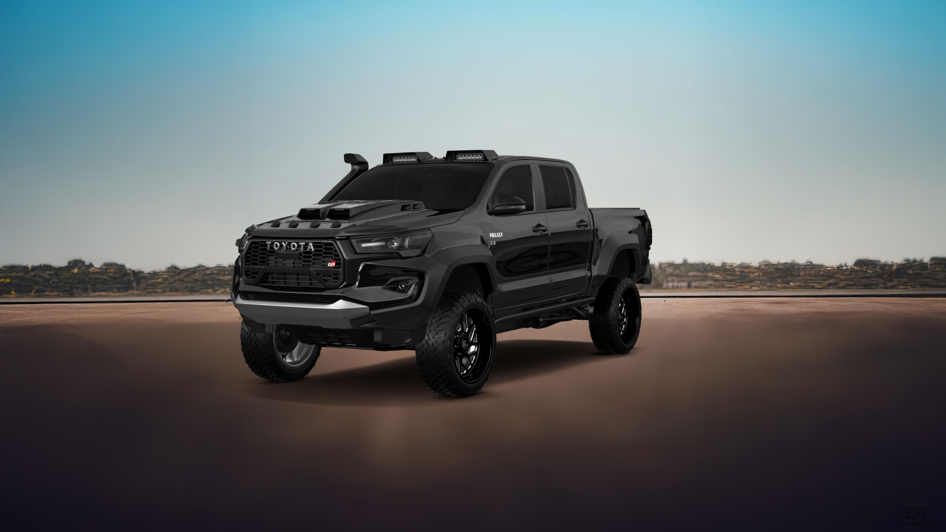 Toyota Hilux Double Cab 4 Door pickup truck 2015 tuning