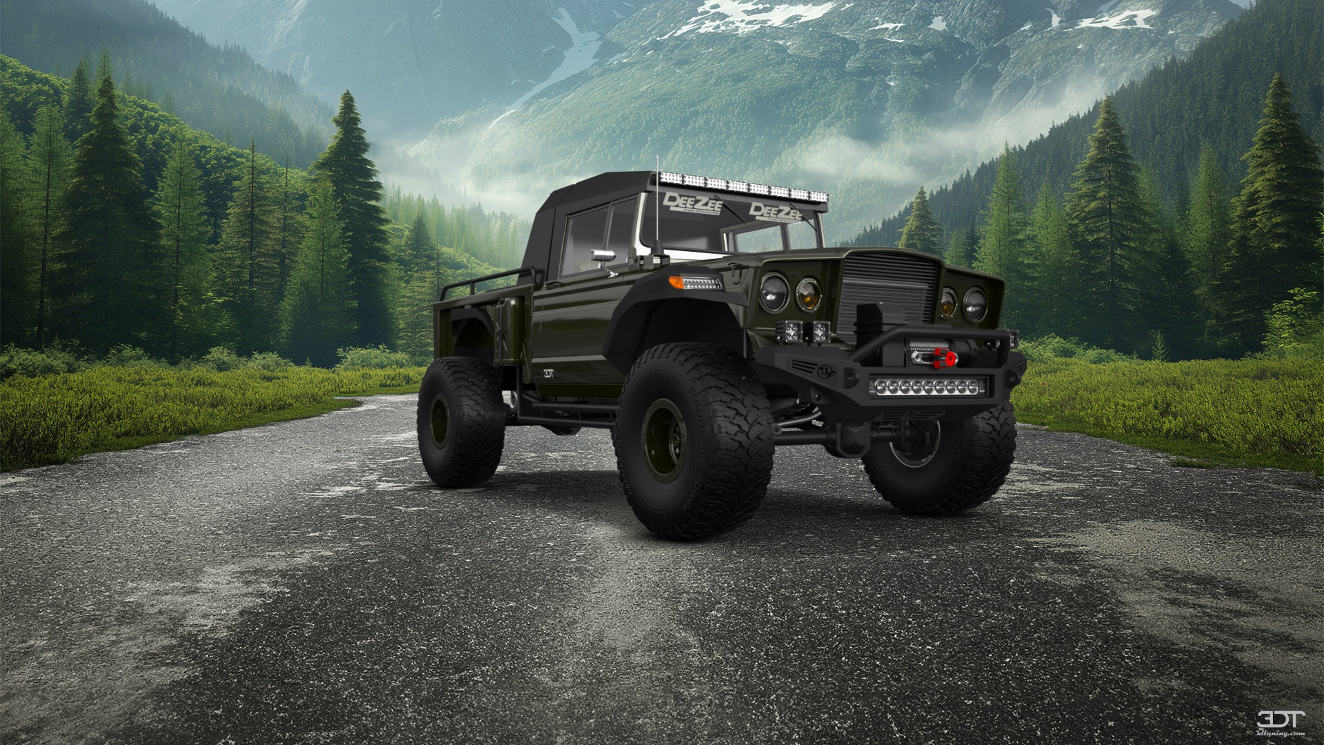Jeep Kaiser M715 2 Door pickup truck 1968 tuning