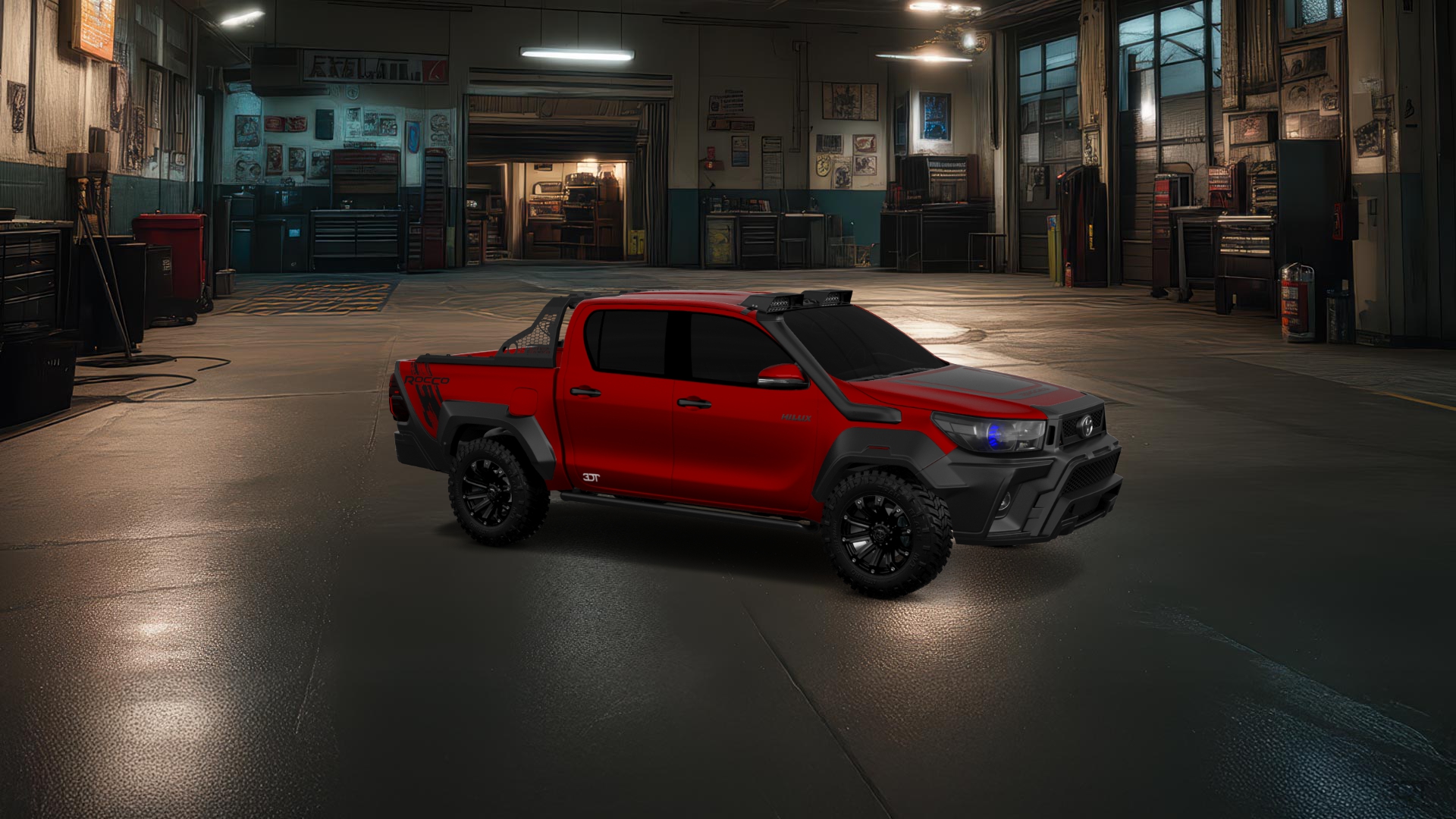 Toyota Hilux Double Cab 4 Door pickup truck 2015 tuning
