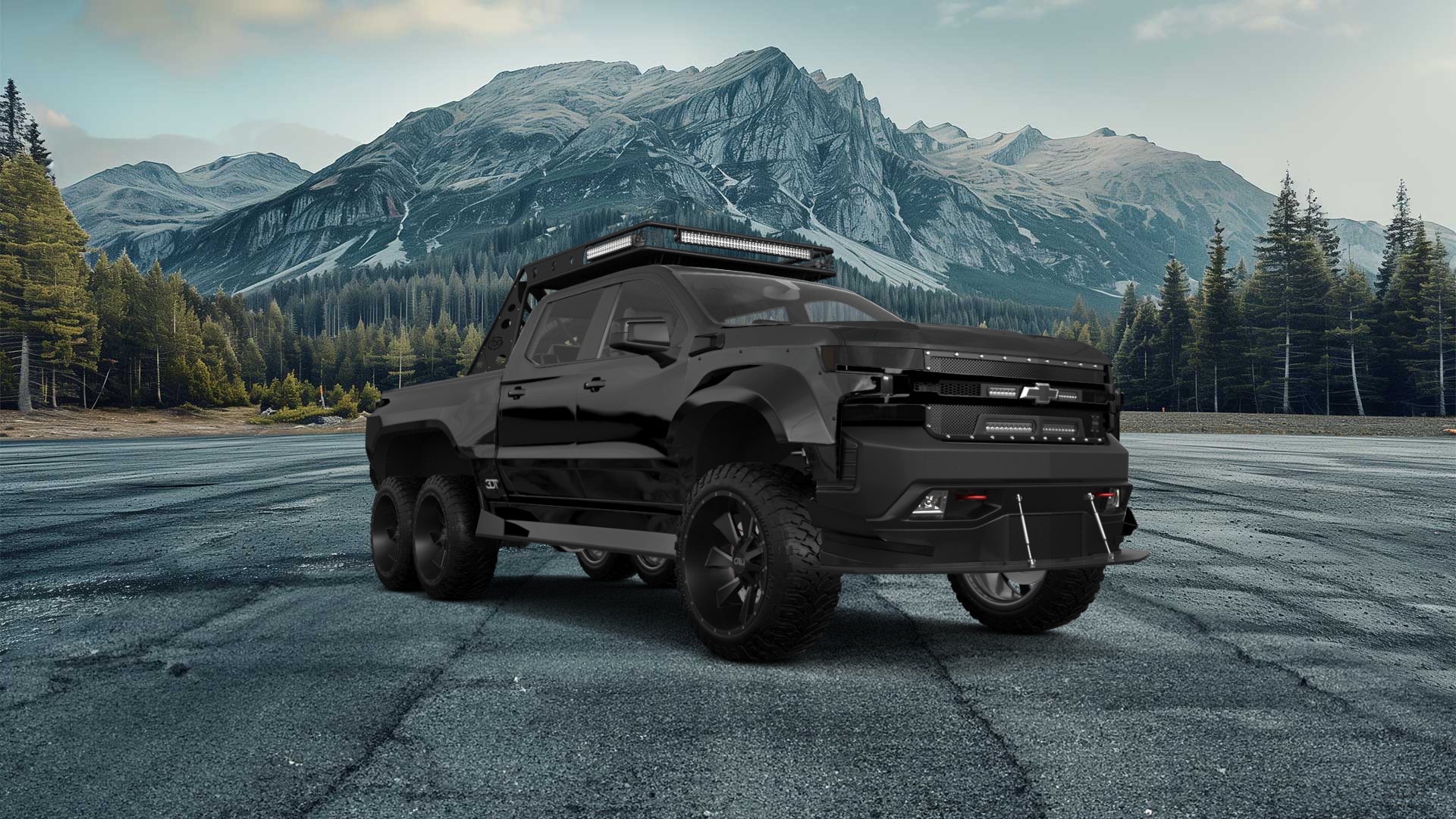 Chevrolet Silverado Hennessey Goliath 6X6 Truck 2020 tuning