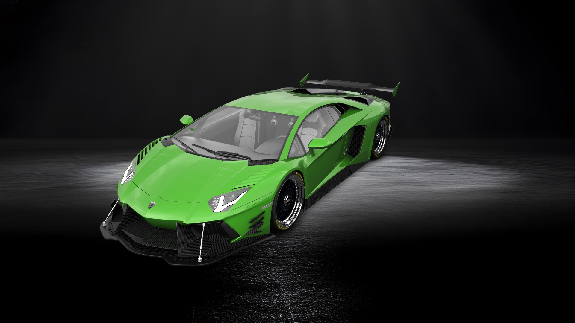 Lamborghini Aventador 2 Door Coupe 2012 tuning