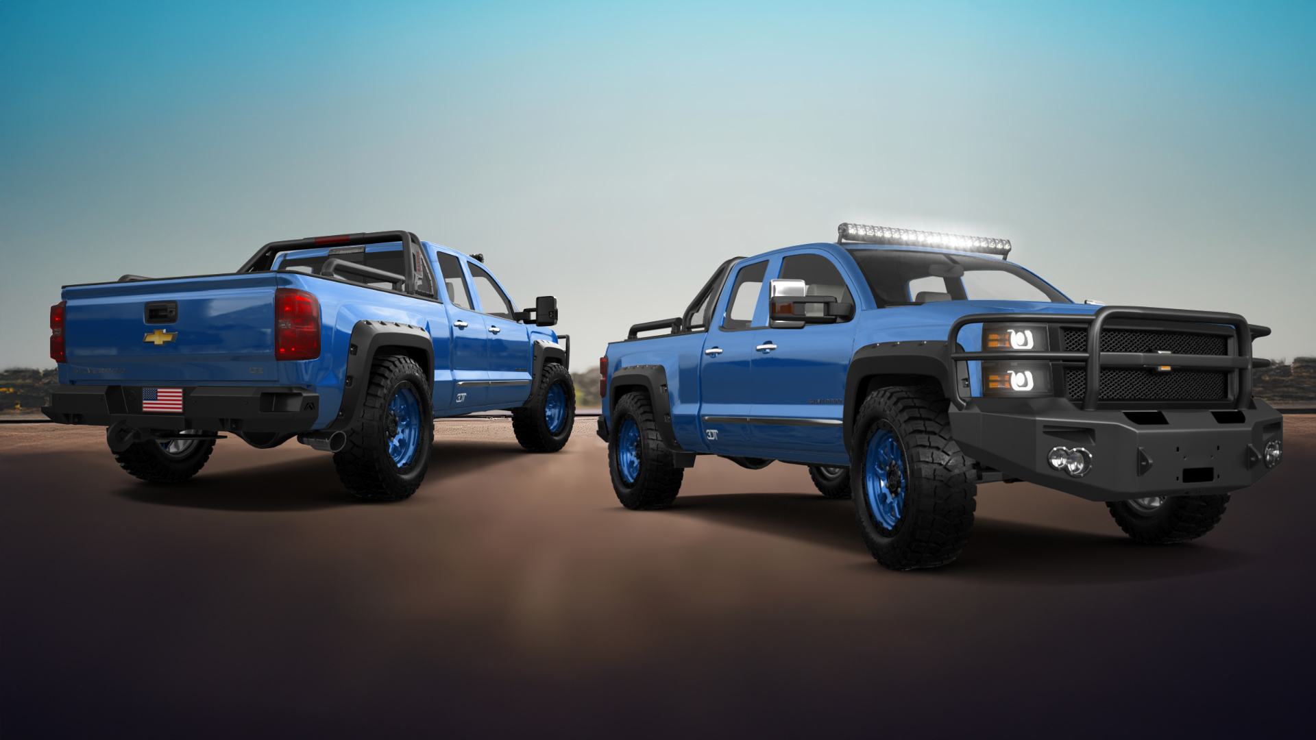 Chevrolet Silverado 1500 6.5 ft box 4 Door pickup truck 2014 tuning