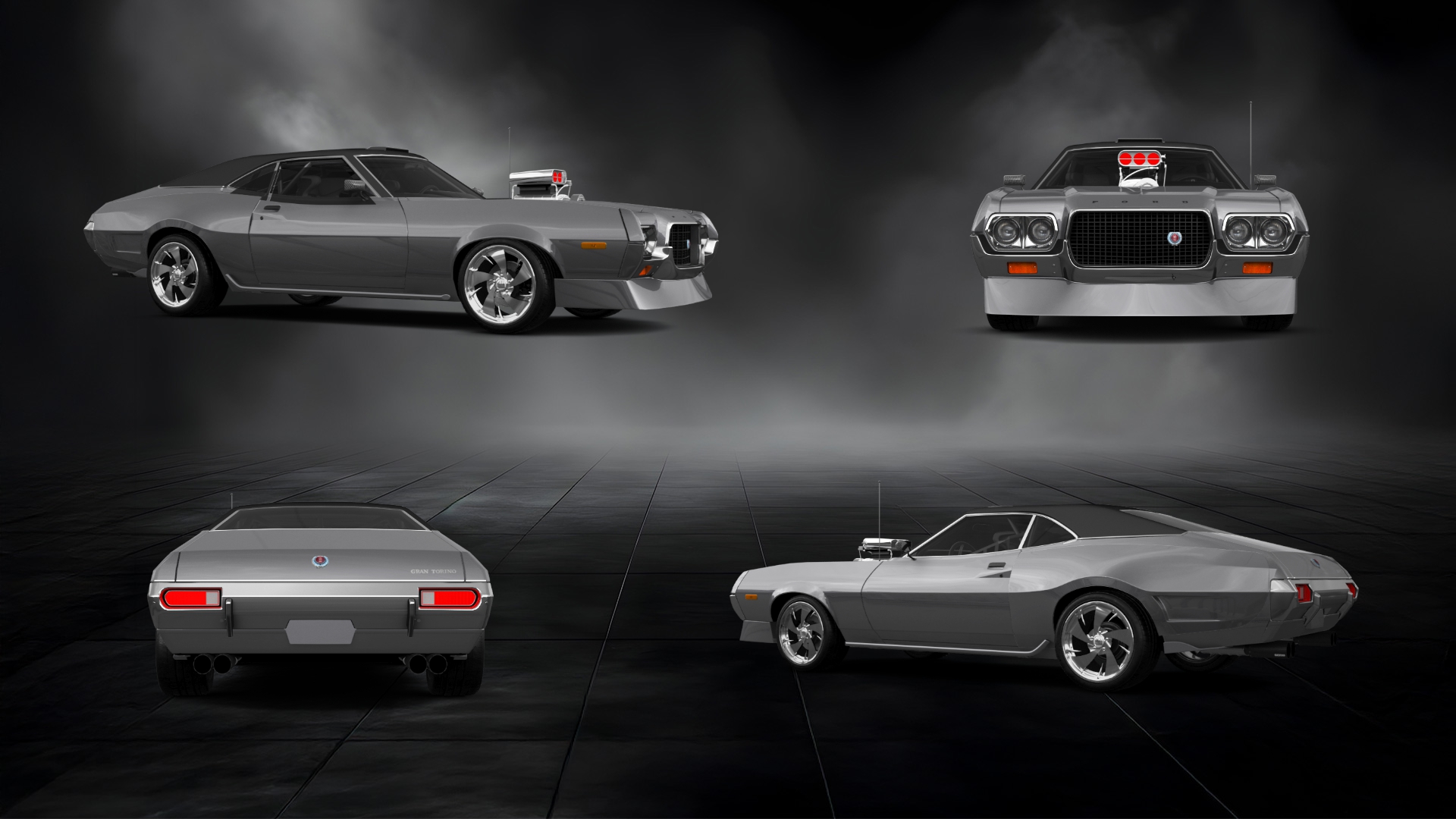 Ford Gran Torino Sport 2 Door Hardtop 1972 tuning