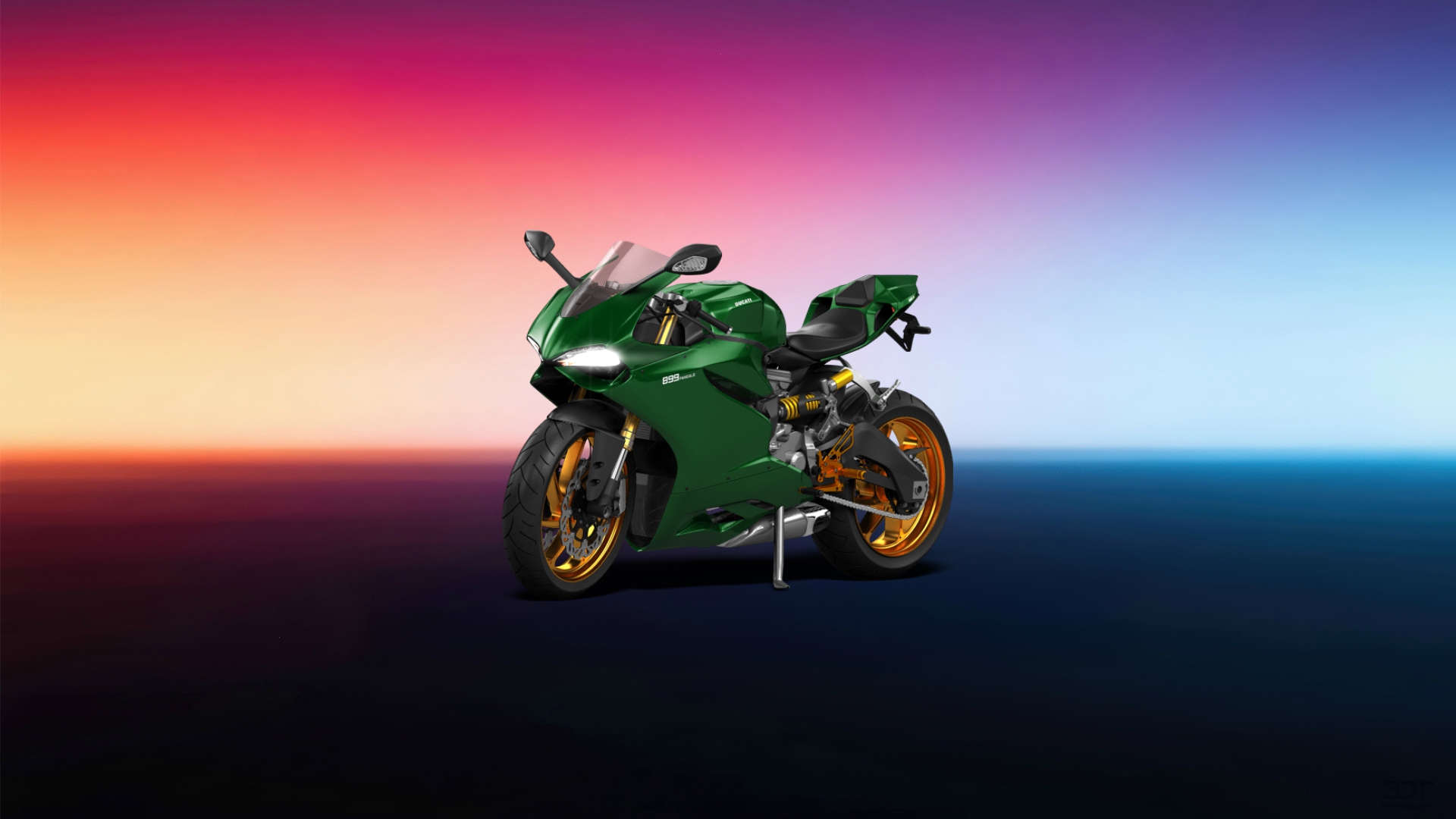 Ducati 899 Panigale Sport Bike 2015 tuning