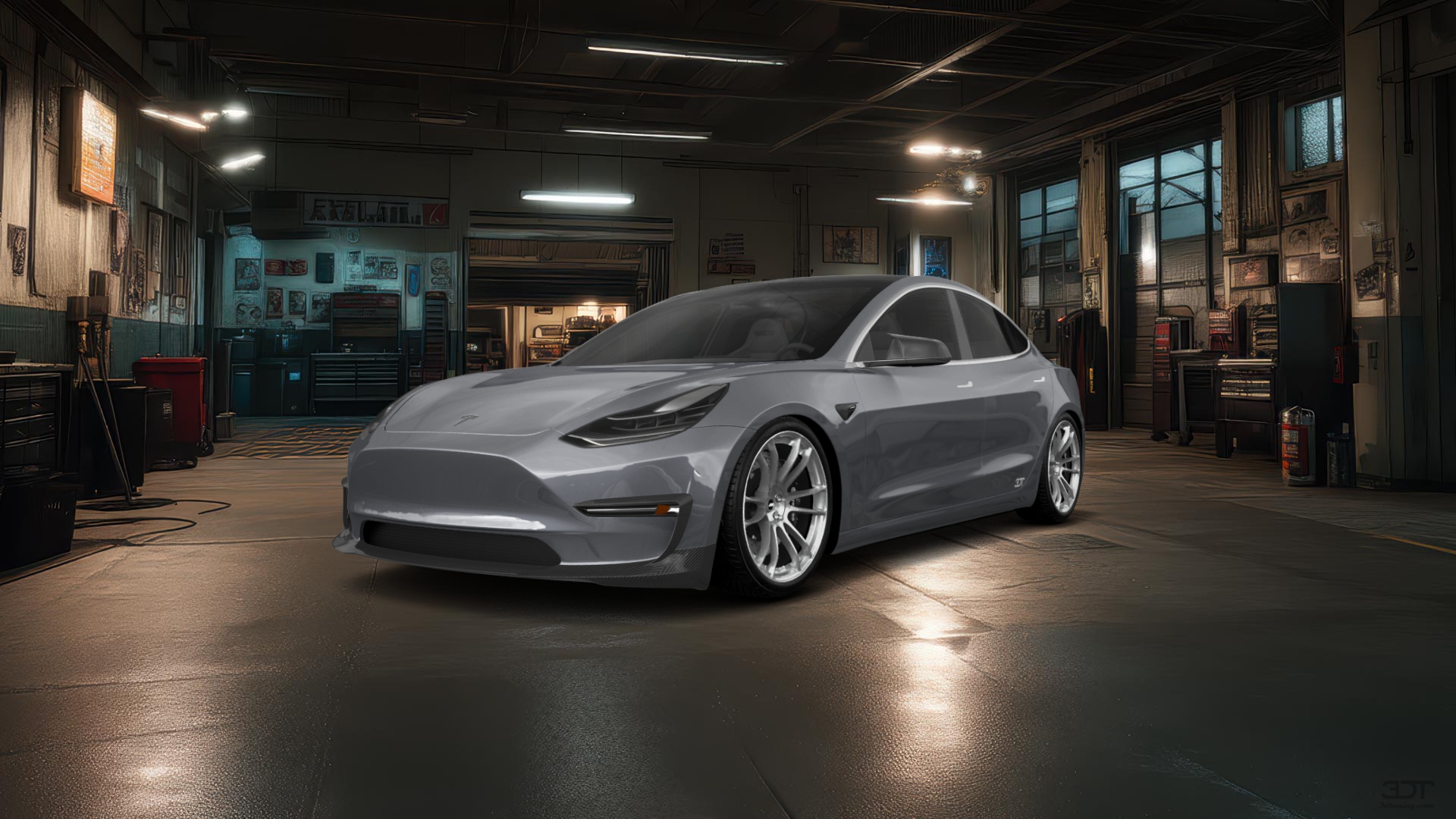 Tesla Model 3 4 Door Saloon 2017 tuning