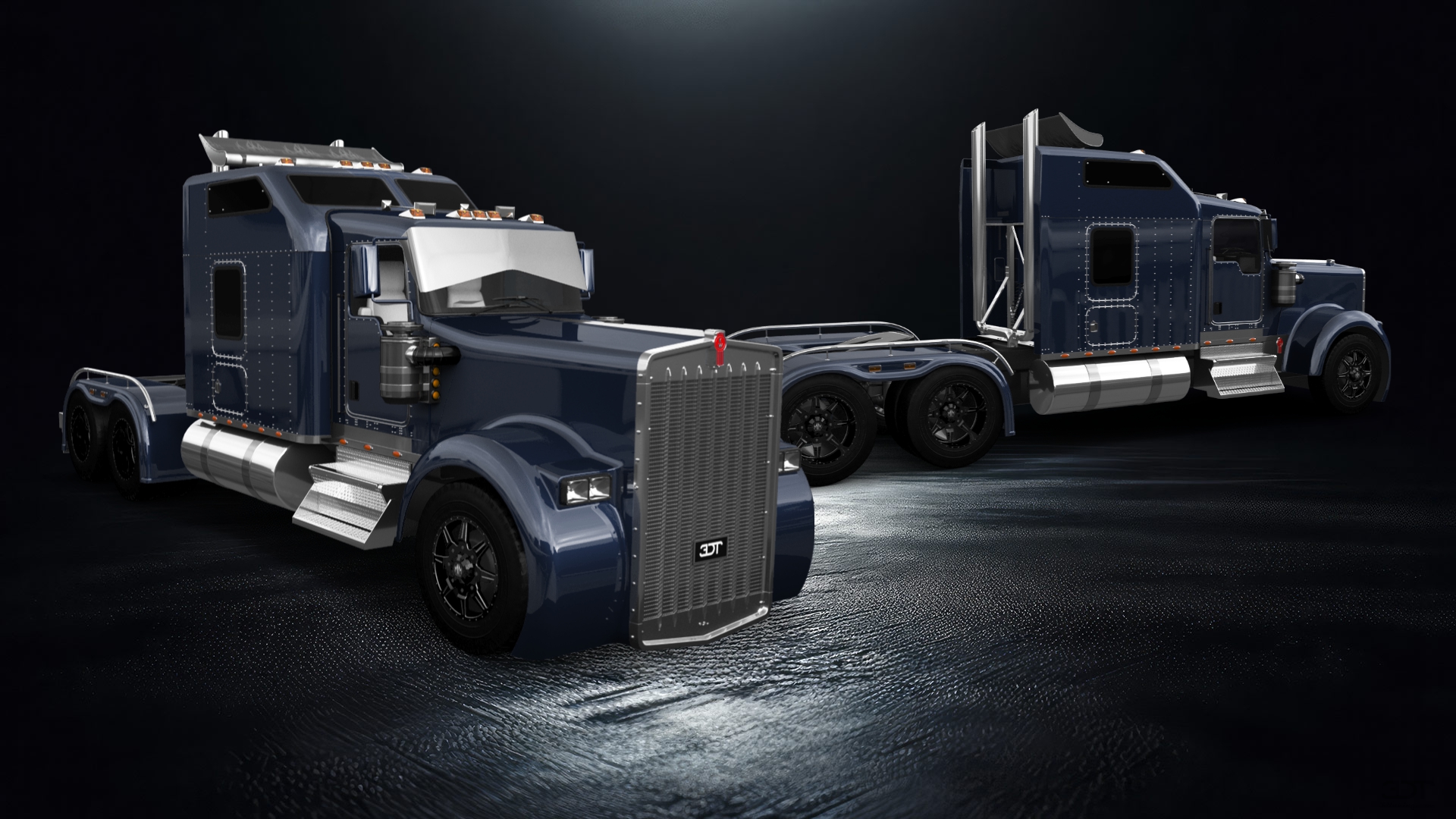 Kenworth W900 Sleeper Cab Truck 2015 tuning