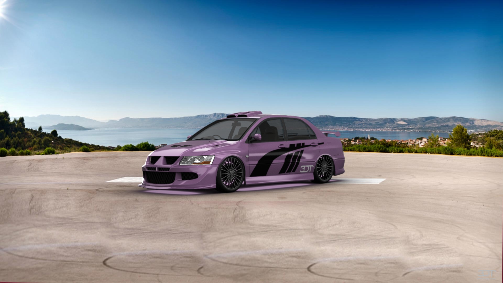 Mitsubishi Lancer Evo VII sedan 2001 tuning