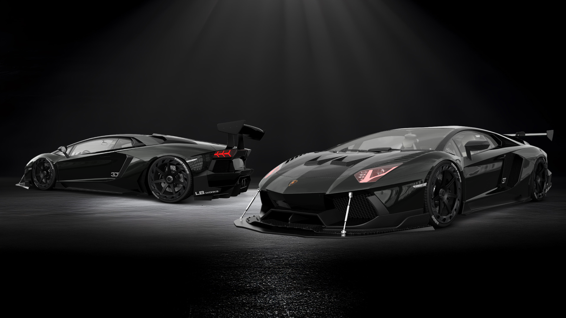 Lamborghini Aventador 2 Door Coupe 2012 tuning