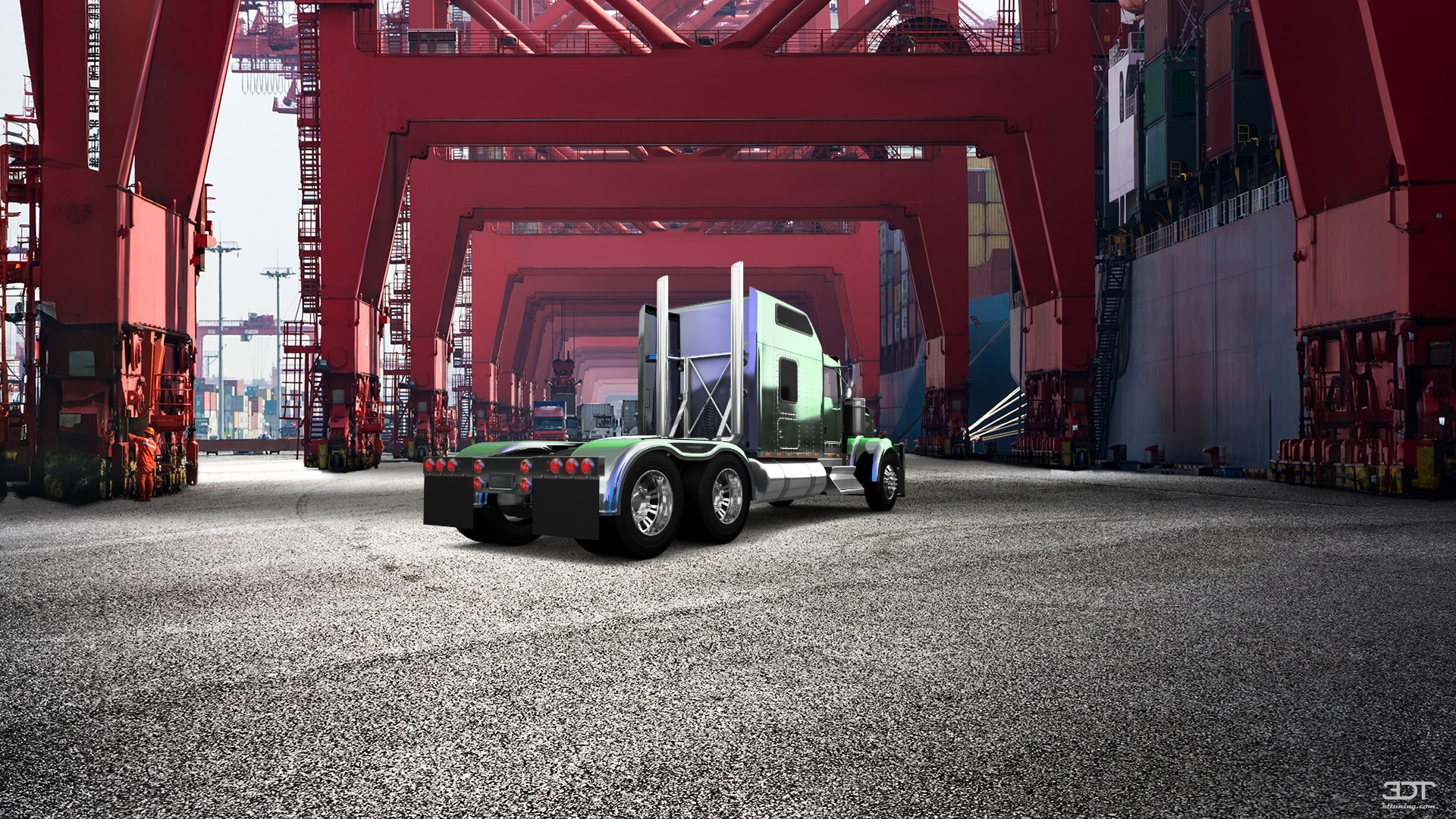 Kenworth W900 Sleeper Cab Truck 2015 tuning