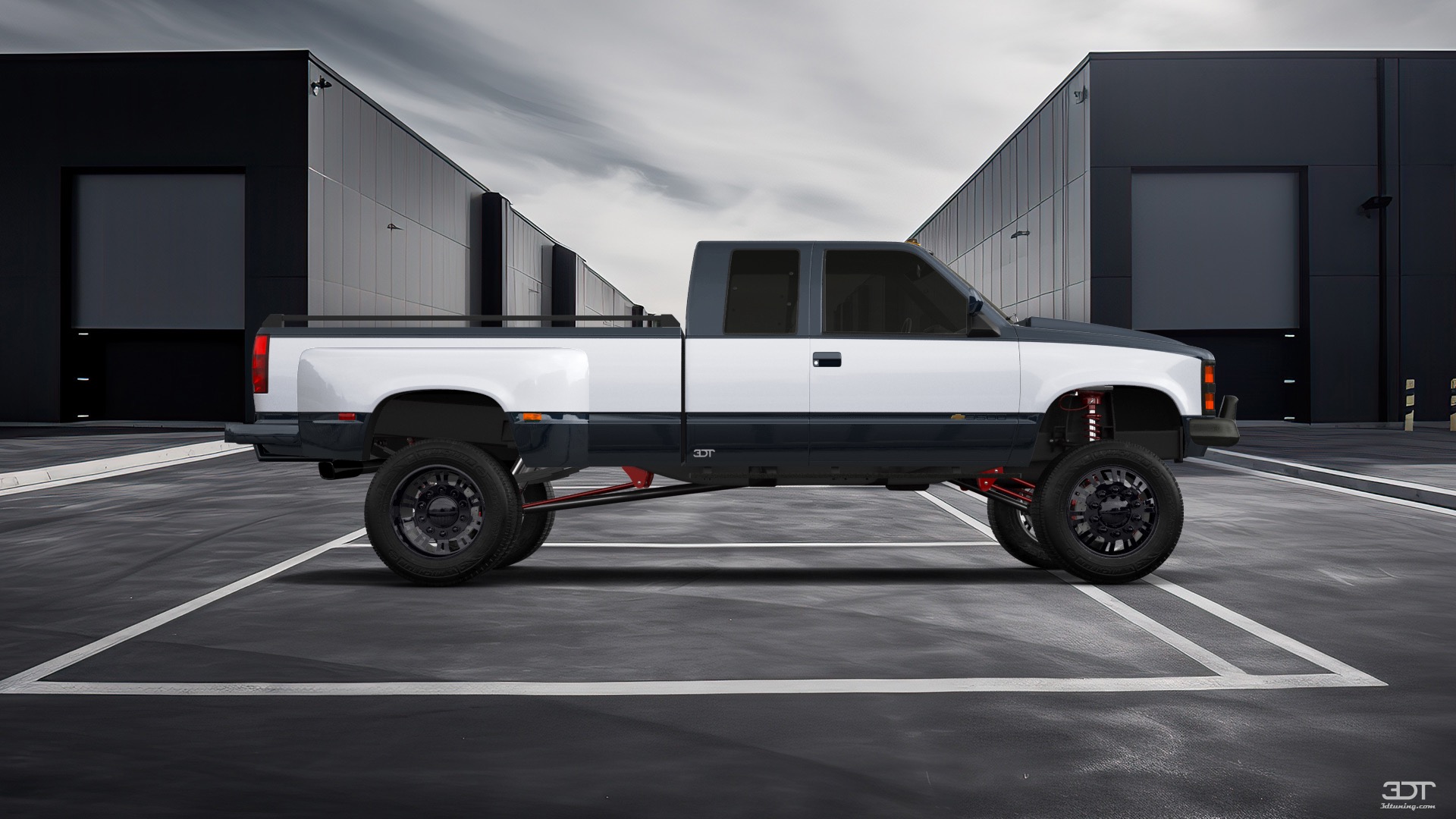 Chevrolet K3500 Extended Cab Pickup Truck 1988