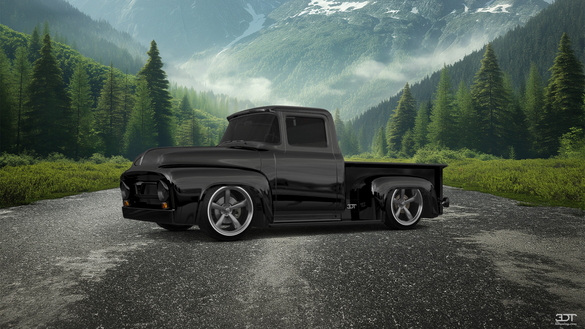 Ford F-100 2 Door truck 1956 tuning