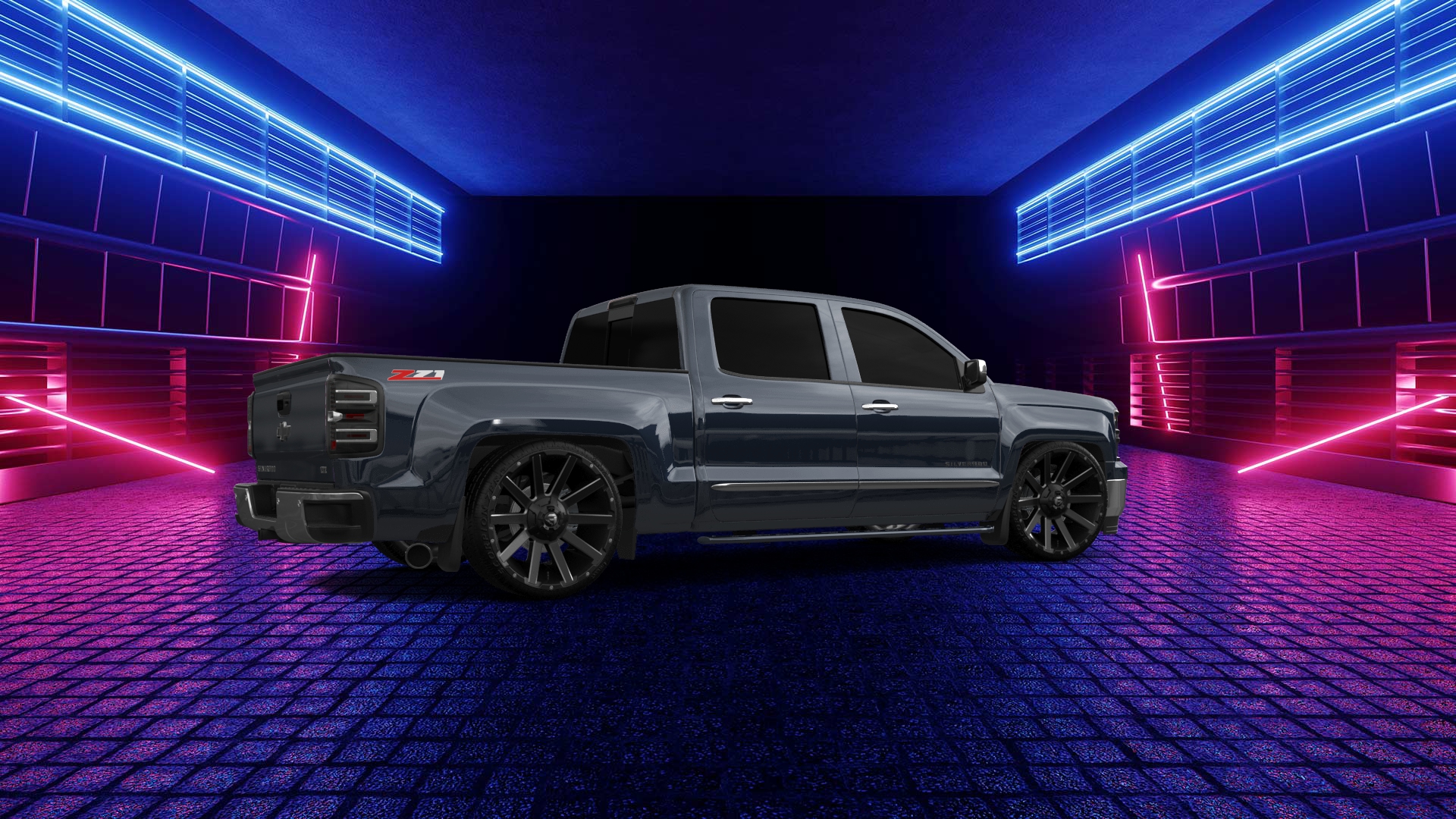 Chevrolet Silverado 1500 4 Door pickup truck 2014 tuning