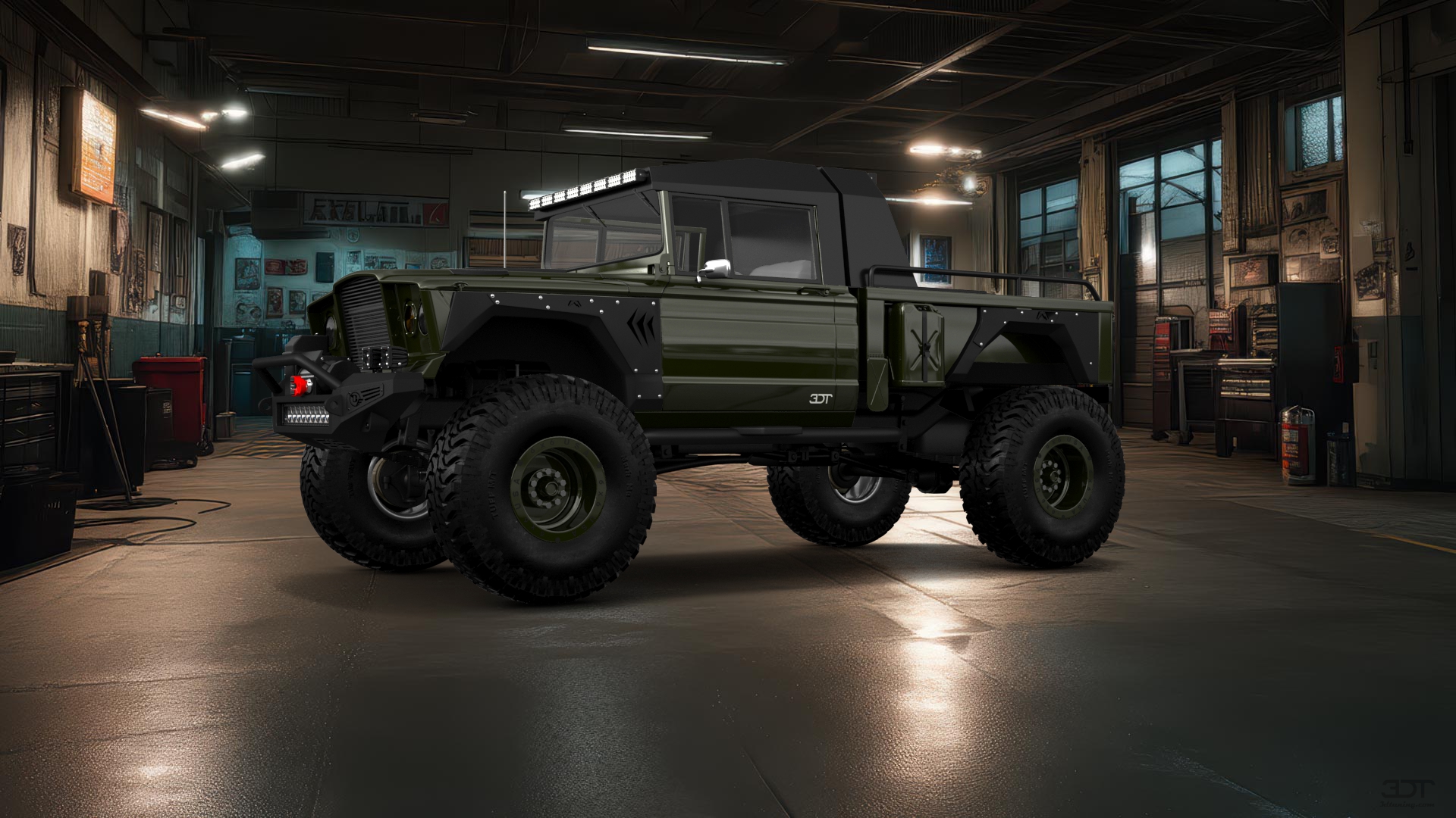 Jeep Kaiser M715 2 Door pickup truck 1968 tuning