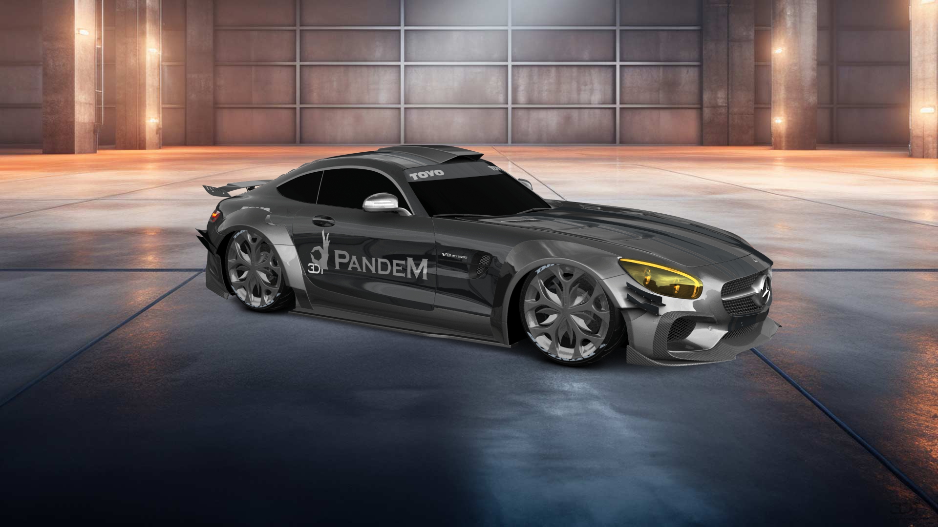 Mercedes AMG GT 2 door fastback coupe 2015