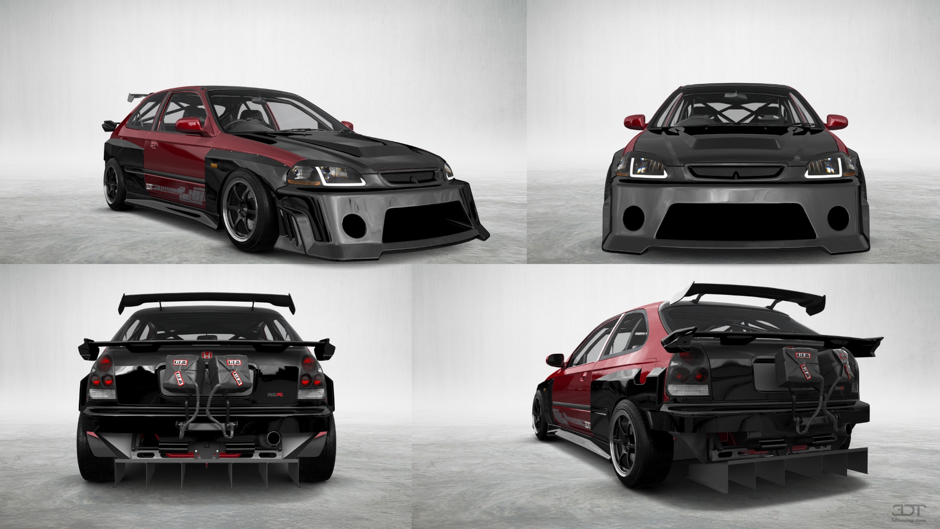 Honda Civic 3 Door Hatchback 1997 Images