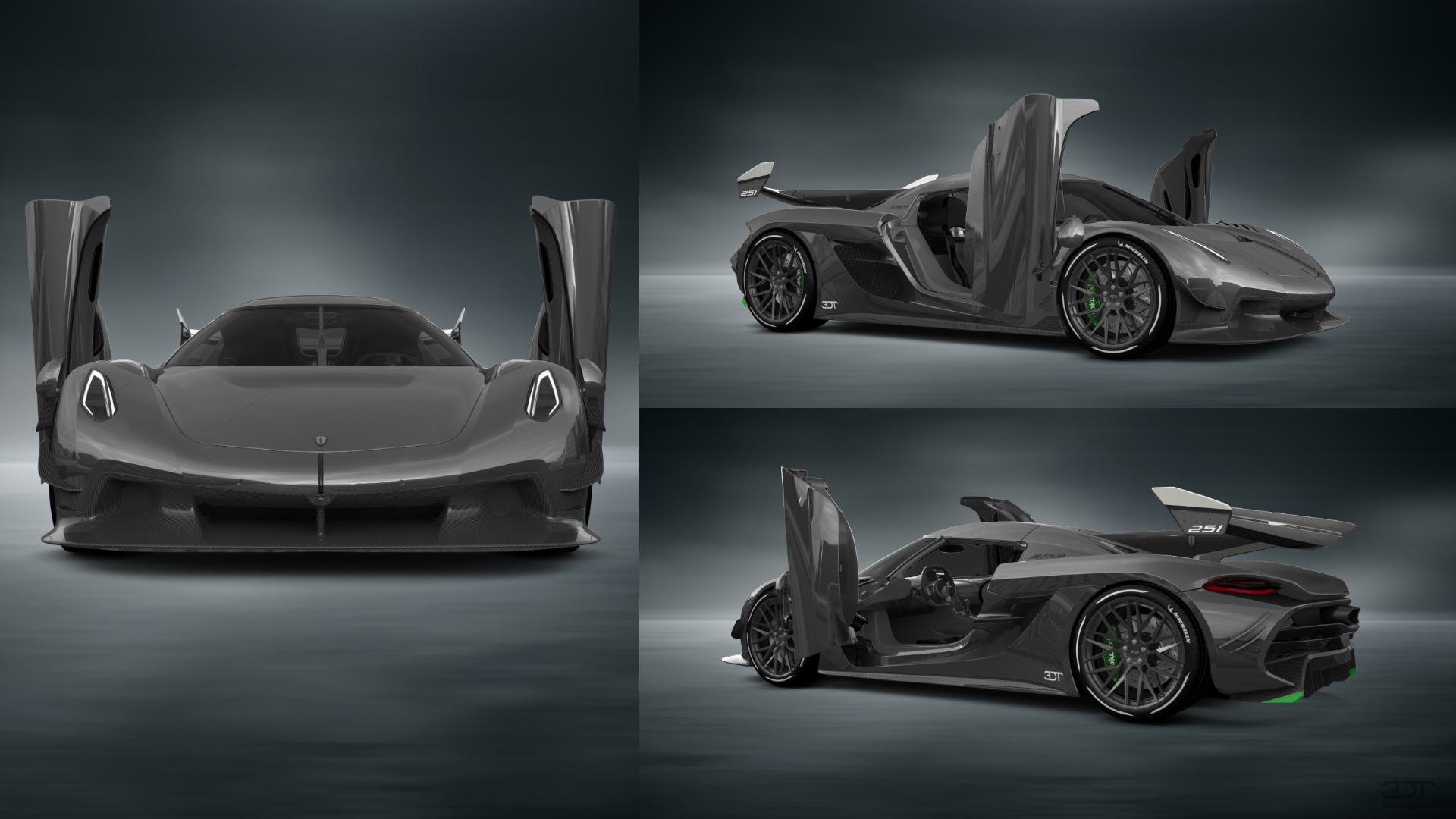 Koenigsegg Jesko 2 door targa top 2020