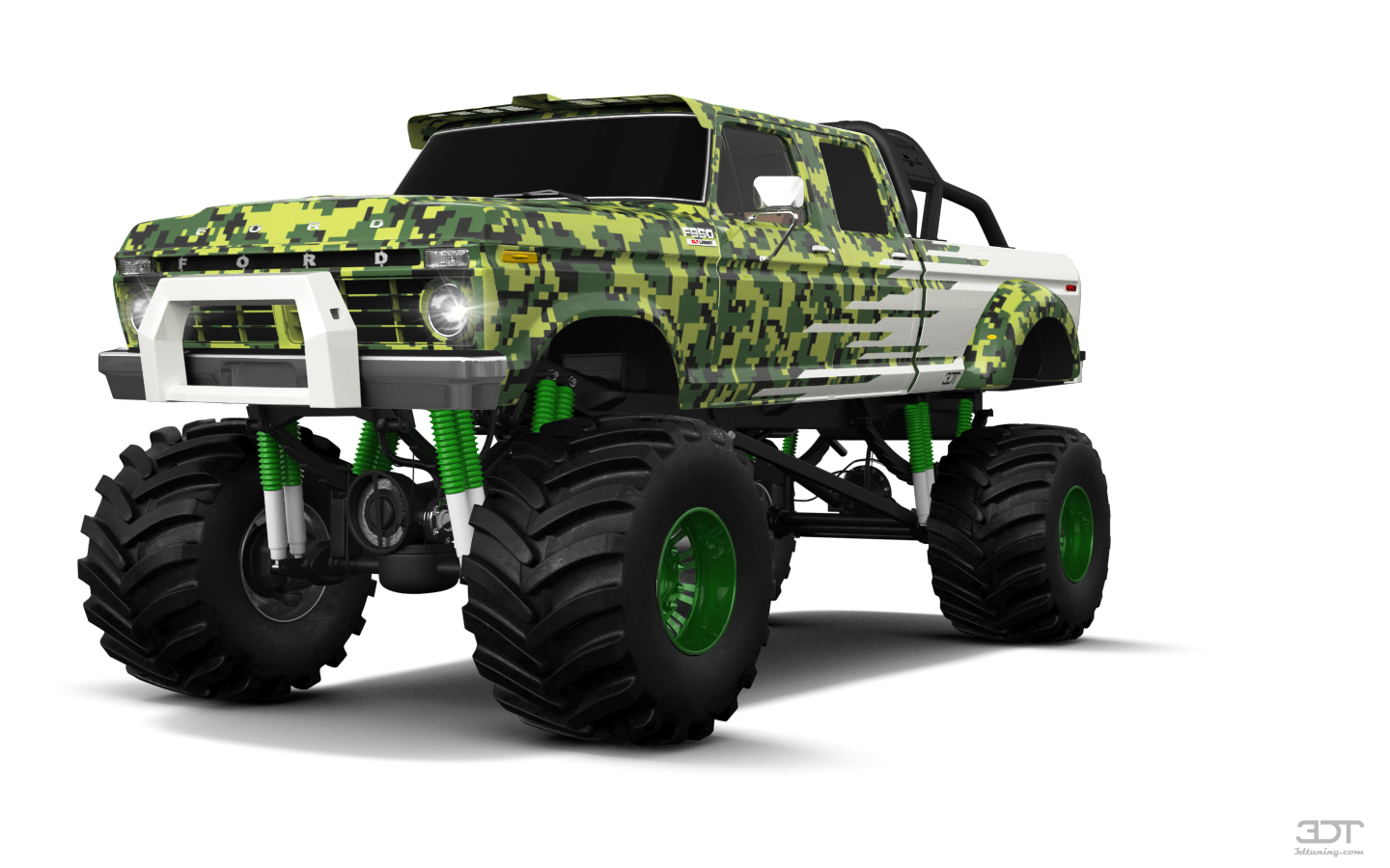 Ford F-350 Dually 4 Door pickup truck 1973