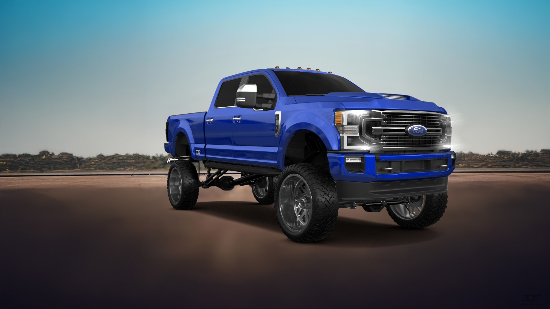 Ford F-250 4 Door pickup truck 2021 tuning