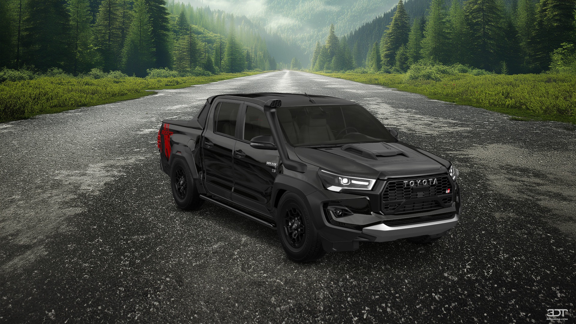 Toyota Hilux Double Cab 4 Door pickup truck 2015 tuning