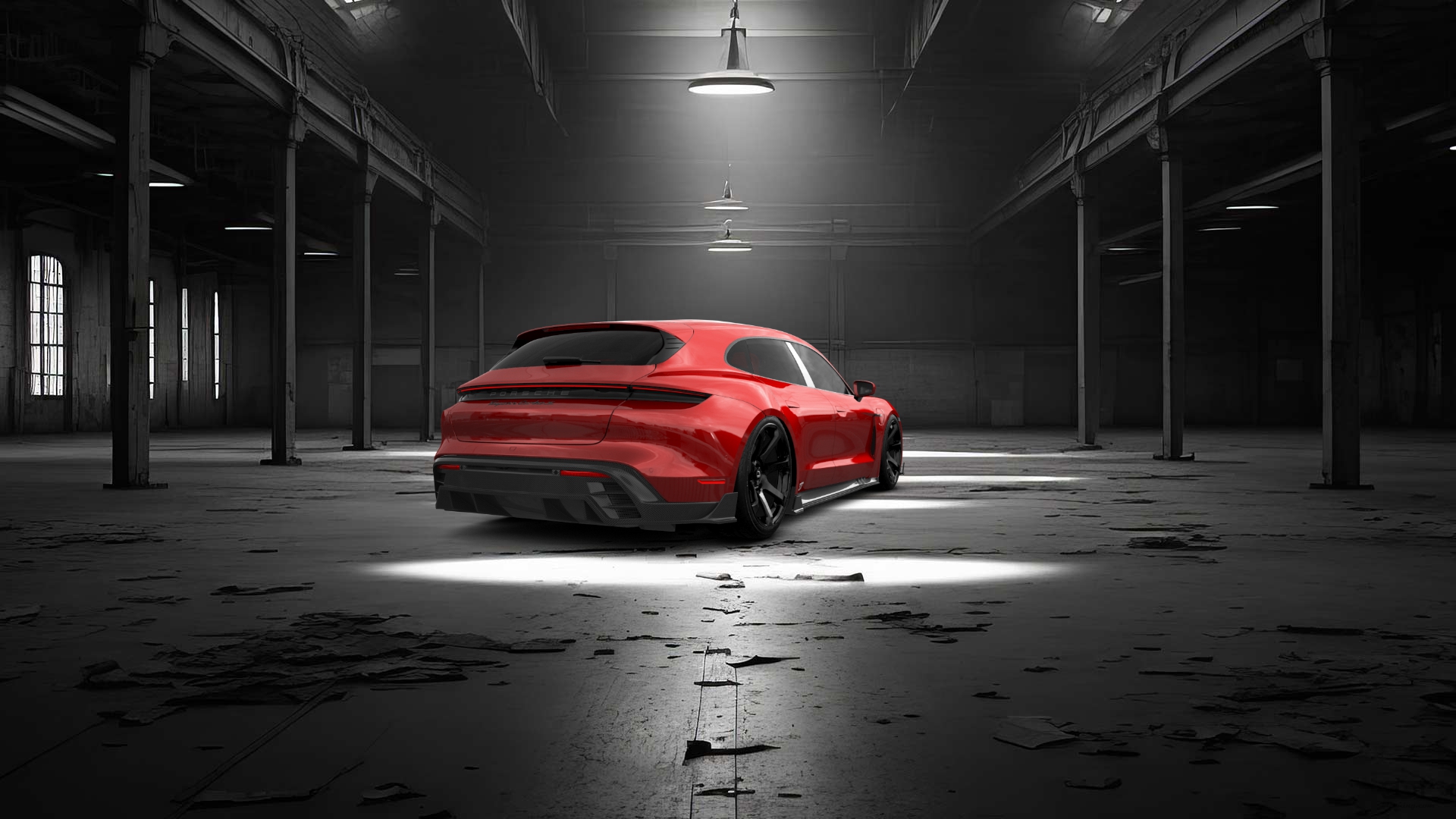 Porsche Taycan Sport Turismo Shooting Brake 2019 tuning