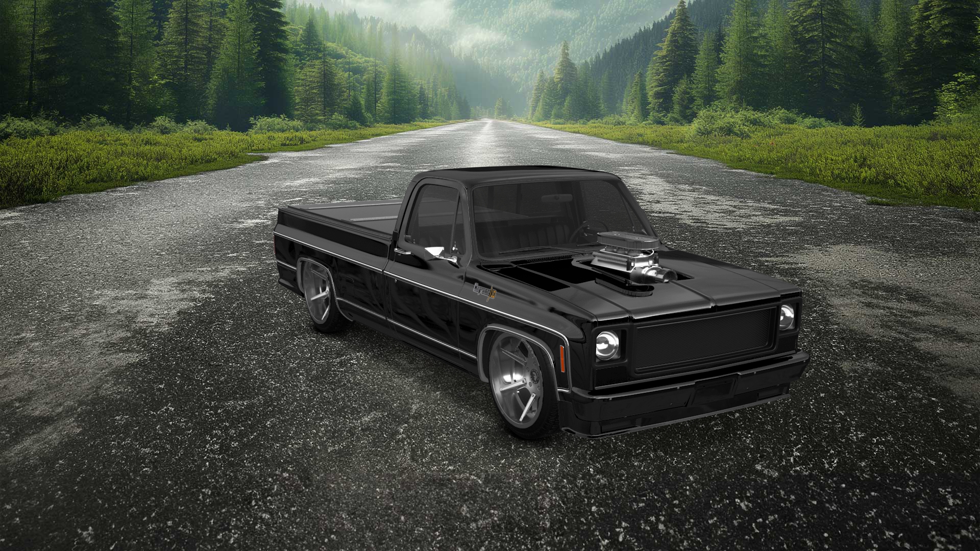 Chevrolet Silverado C-10 2 Door pickup truck 1973 tuning