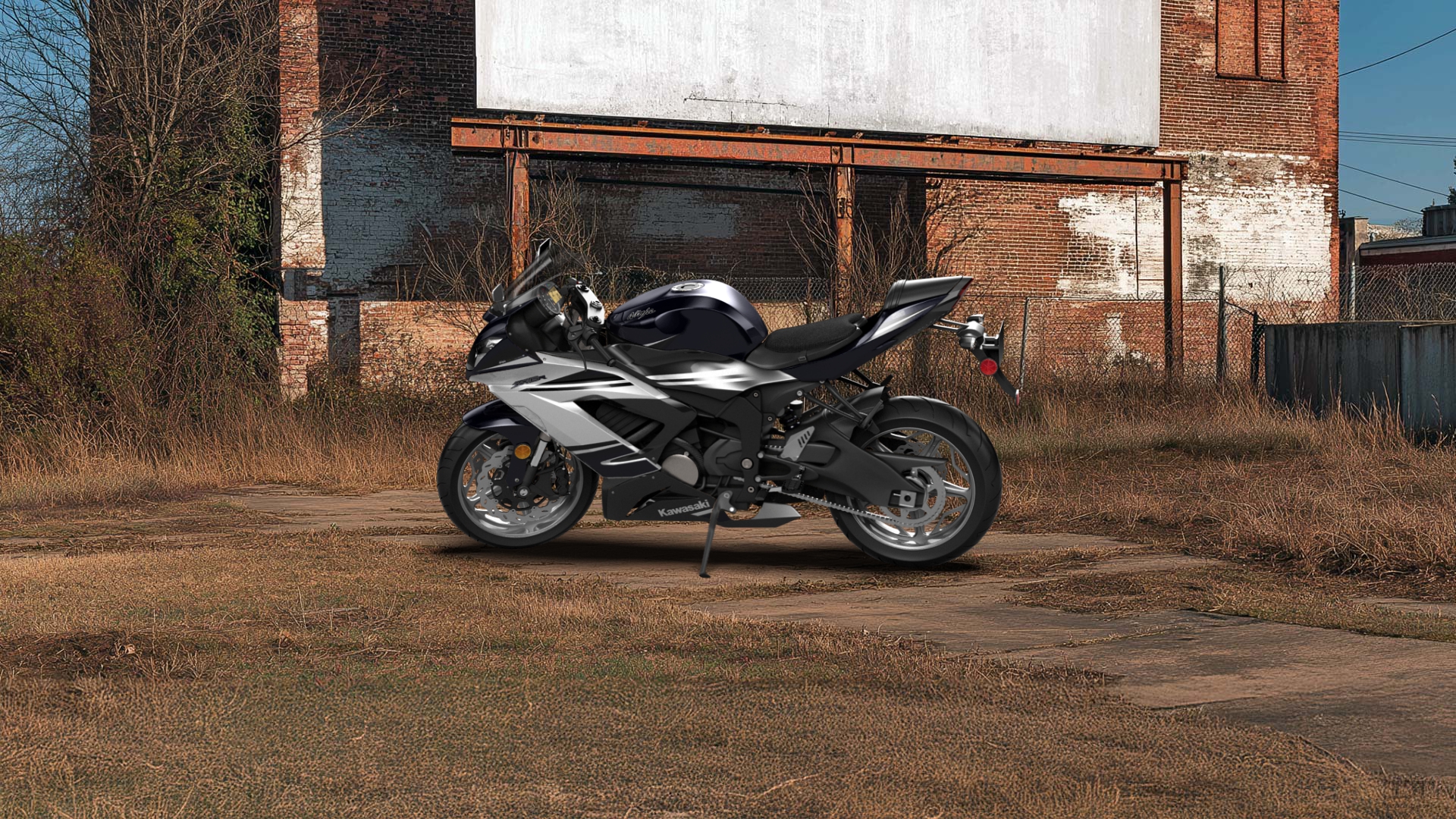 Kawasaki Ninja ZX 6R Sport Bike 2015 tuning