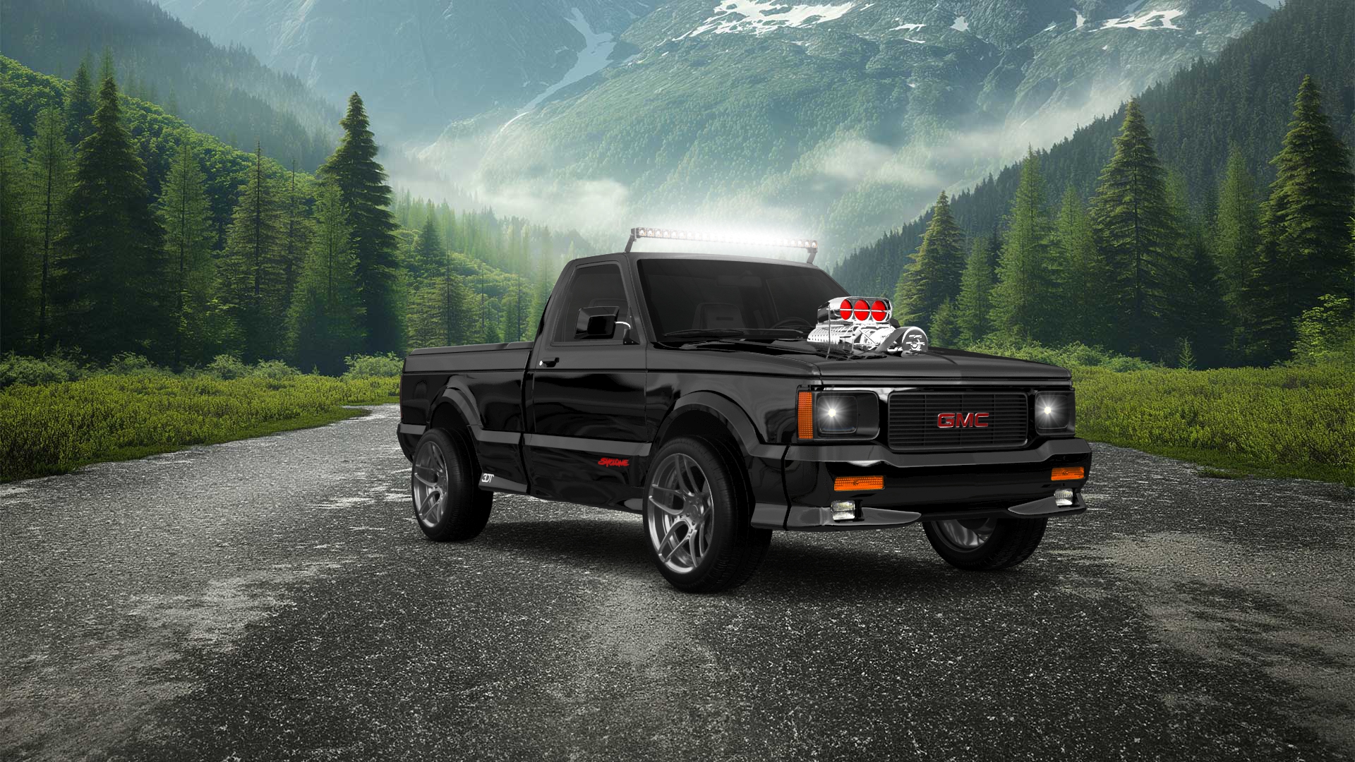 GMC Syclone 2 Door pickup truck 1991
