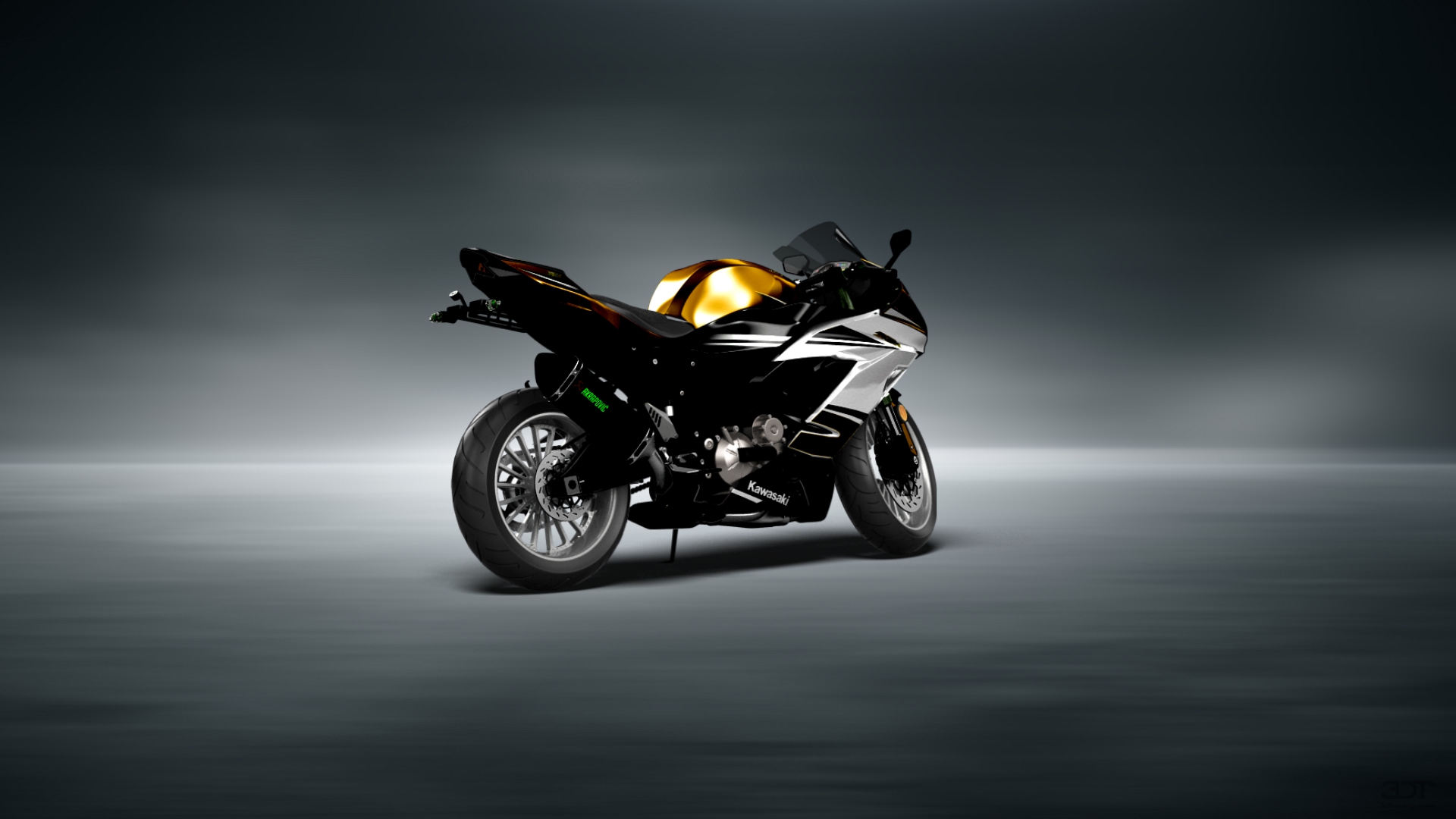 Kawasaki Ninja ZX 6R Sport Bike 2015 tuning