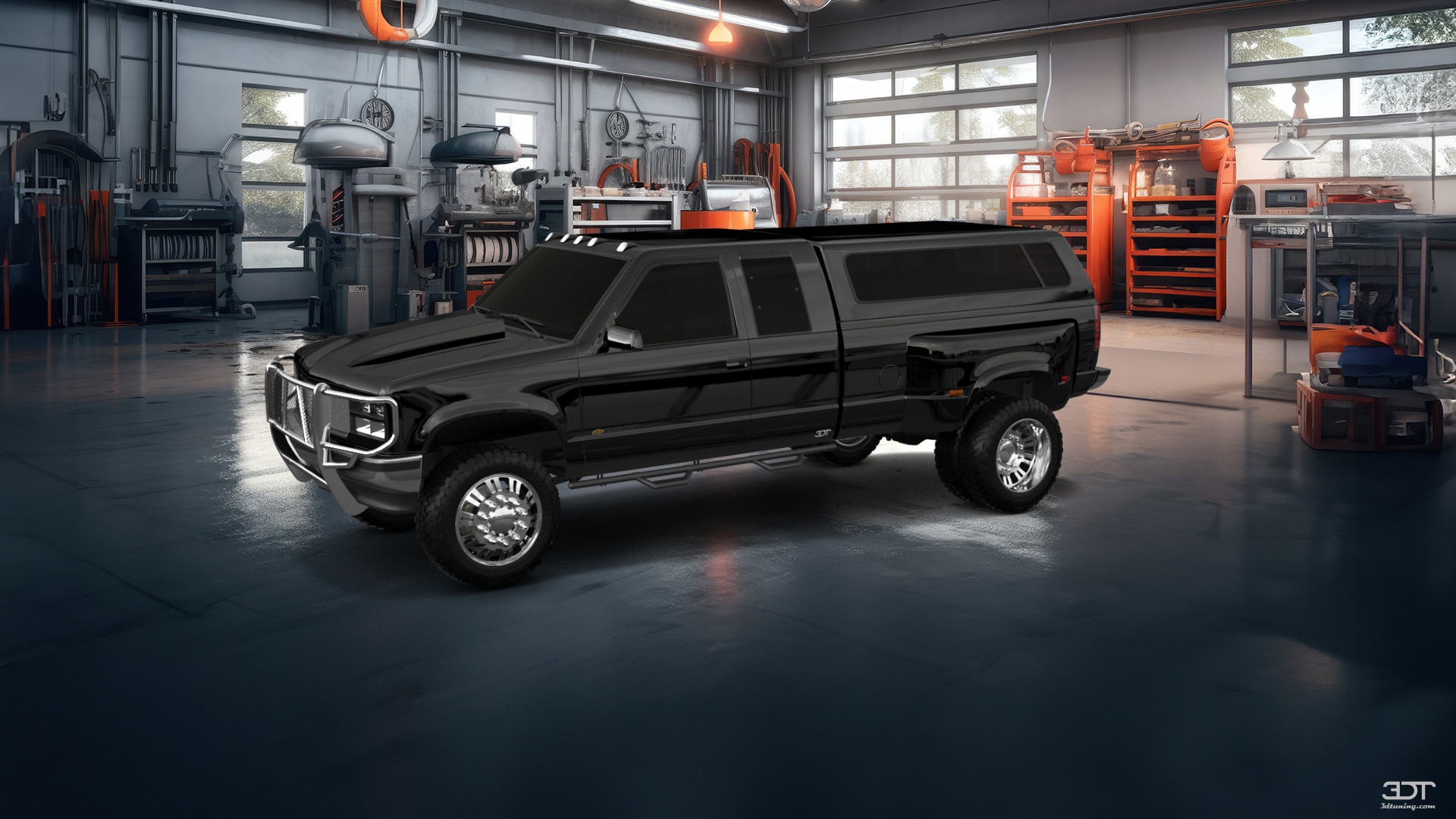 Chevrolet K3500 Extended Cab Pickup Truck 1988