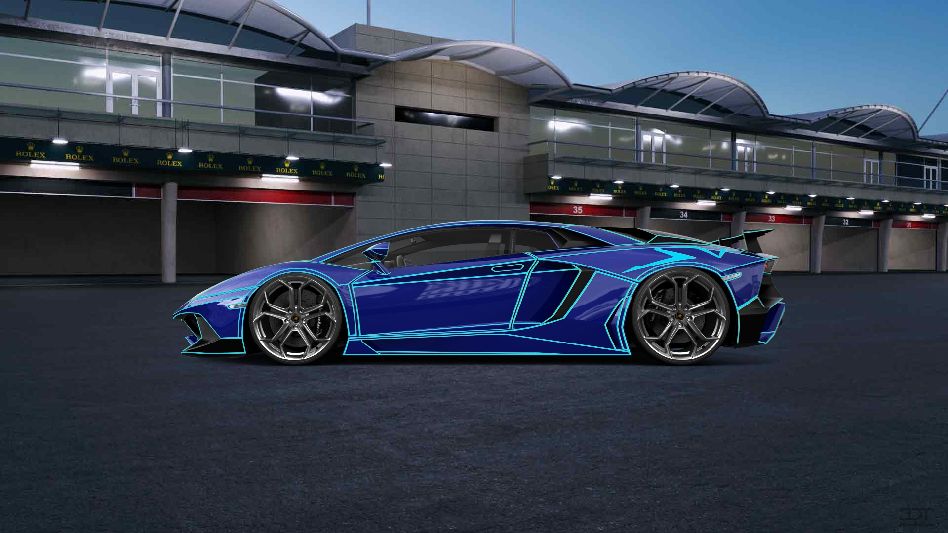 Lamborghini Aventador 2 Door Coupe 2012 tuning