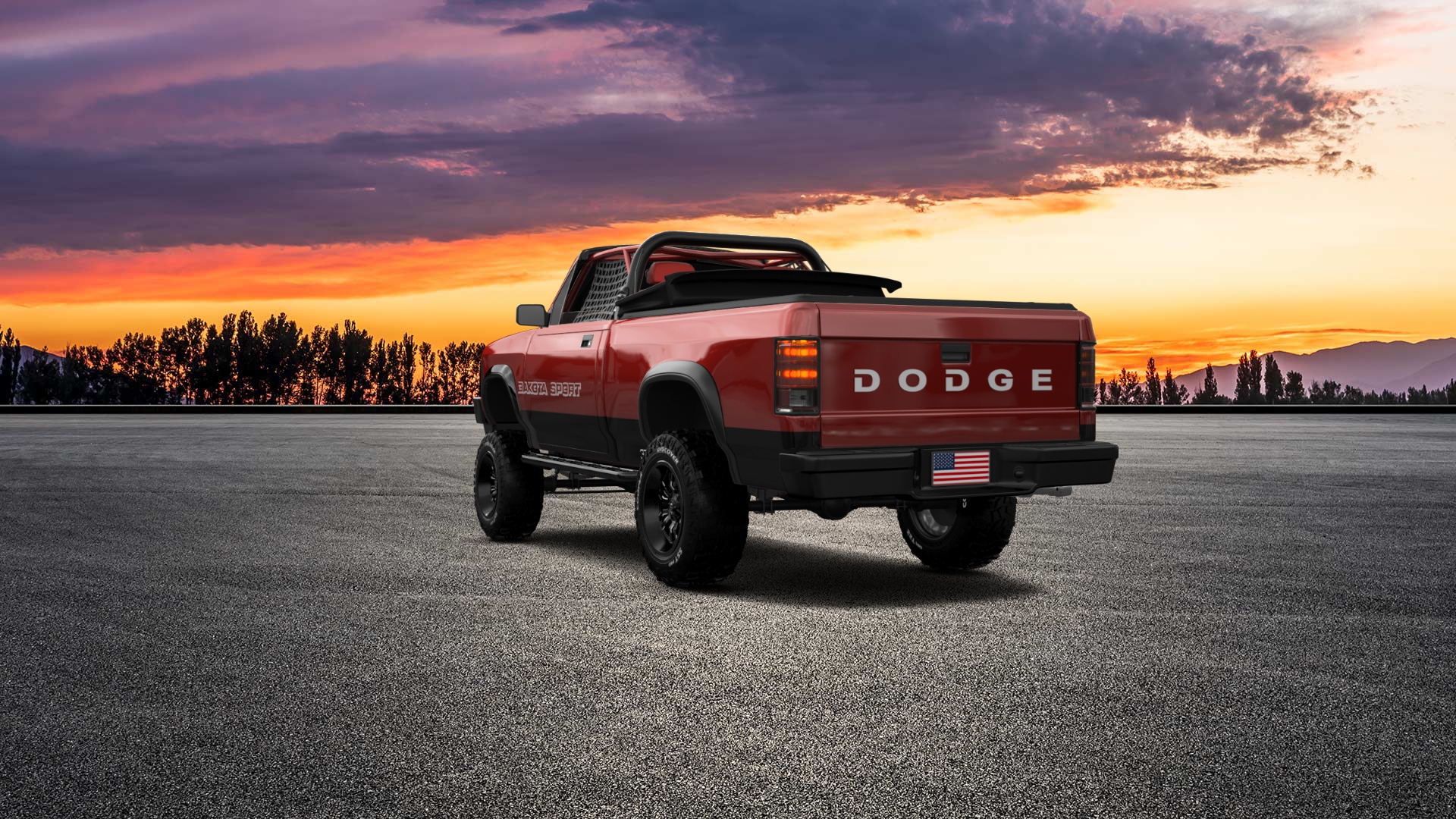 Dodge Dakota Regular Cab 2 Door pickup truck 1987