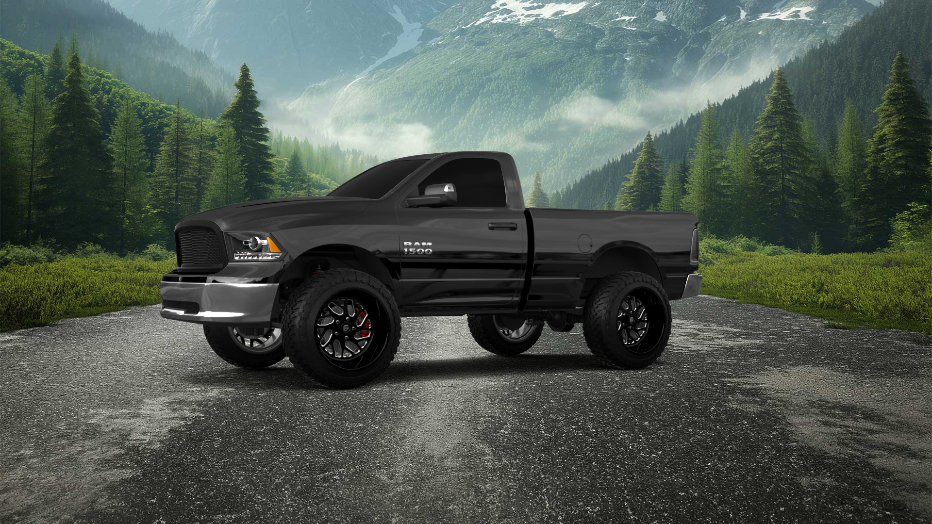 Dodge Ram 1500 6.4' box Regular Cab 2 Door pickup truck 2009 tuning