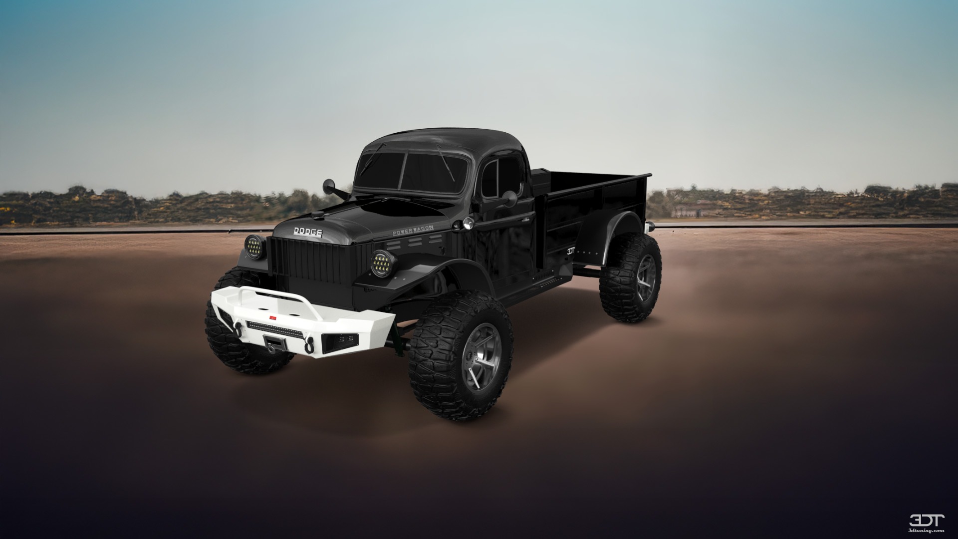 Dodge Power Wagon 2 Door pickup truck 1947 tuning