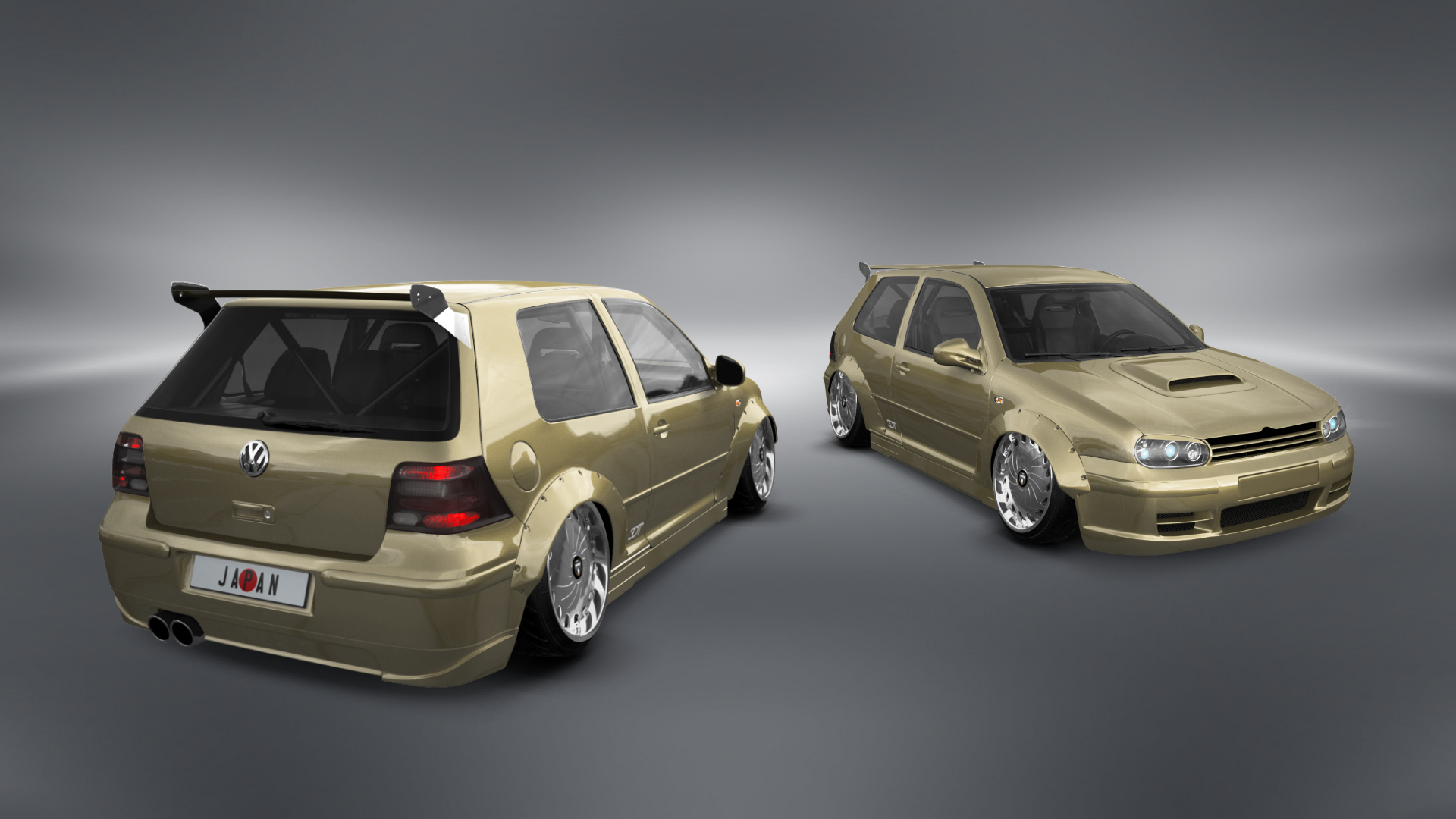 Volkswagen Golf 4 (mk4) 3 Door Hatchback 1997 tuning