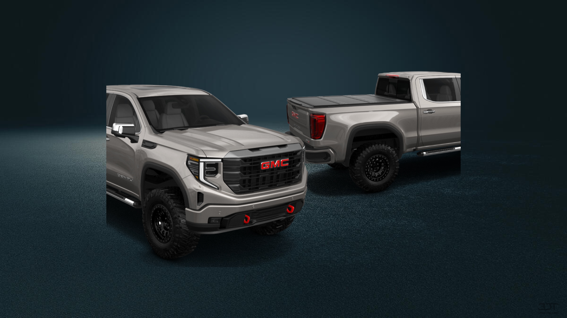 GMC Sierra 1500 Crew Cab 5.8 ft box 4 Door pickup truck 2023 tuning