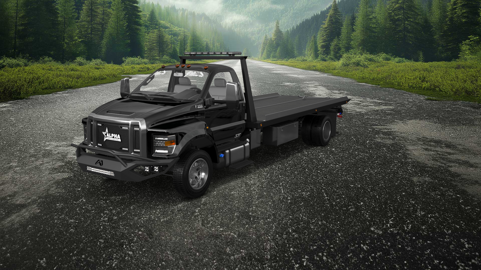Ford F-650 Tow Truck Pickup 2016 tuning