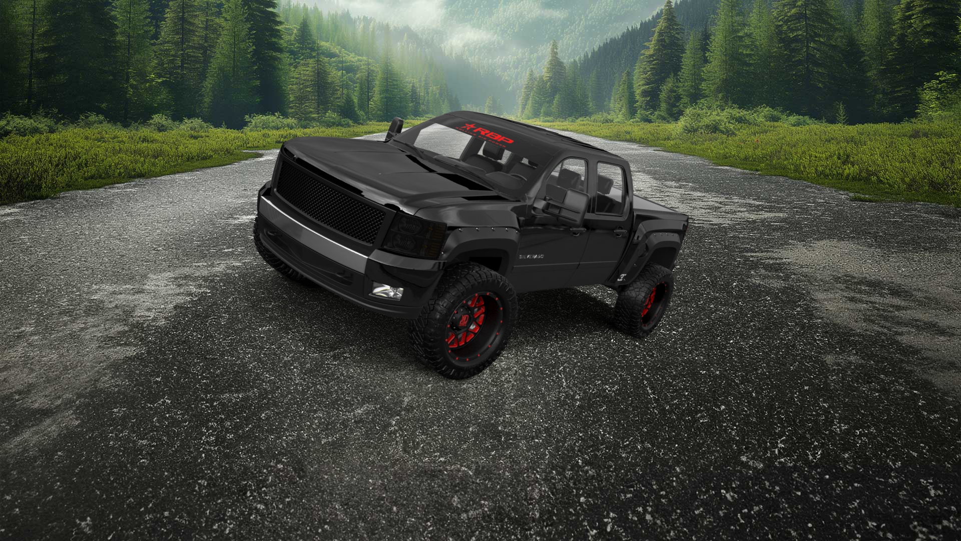 Chevrolet Silverado 1500 Crew Cab 4 Door pickup truck 2007 tuning