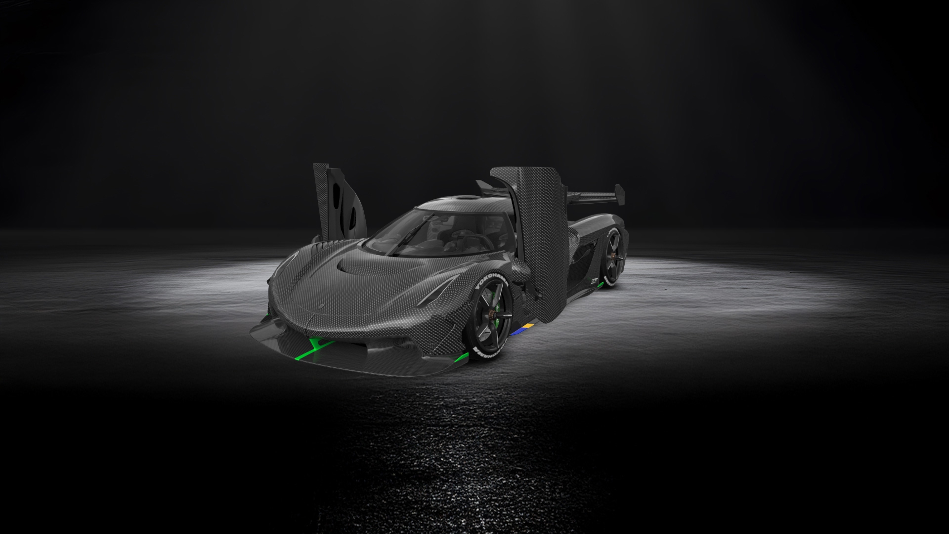 Koenigsegg Jesko 2 door targa top 2020 tuning