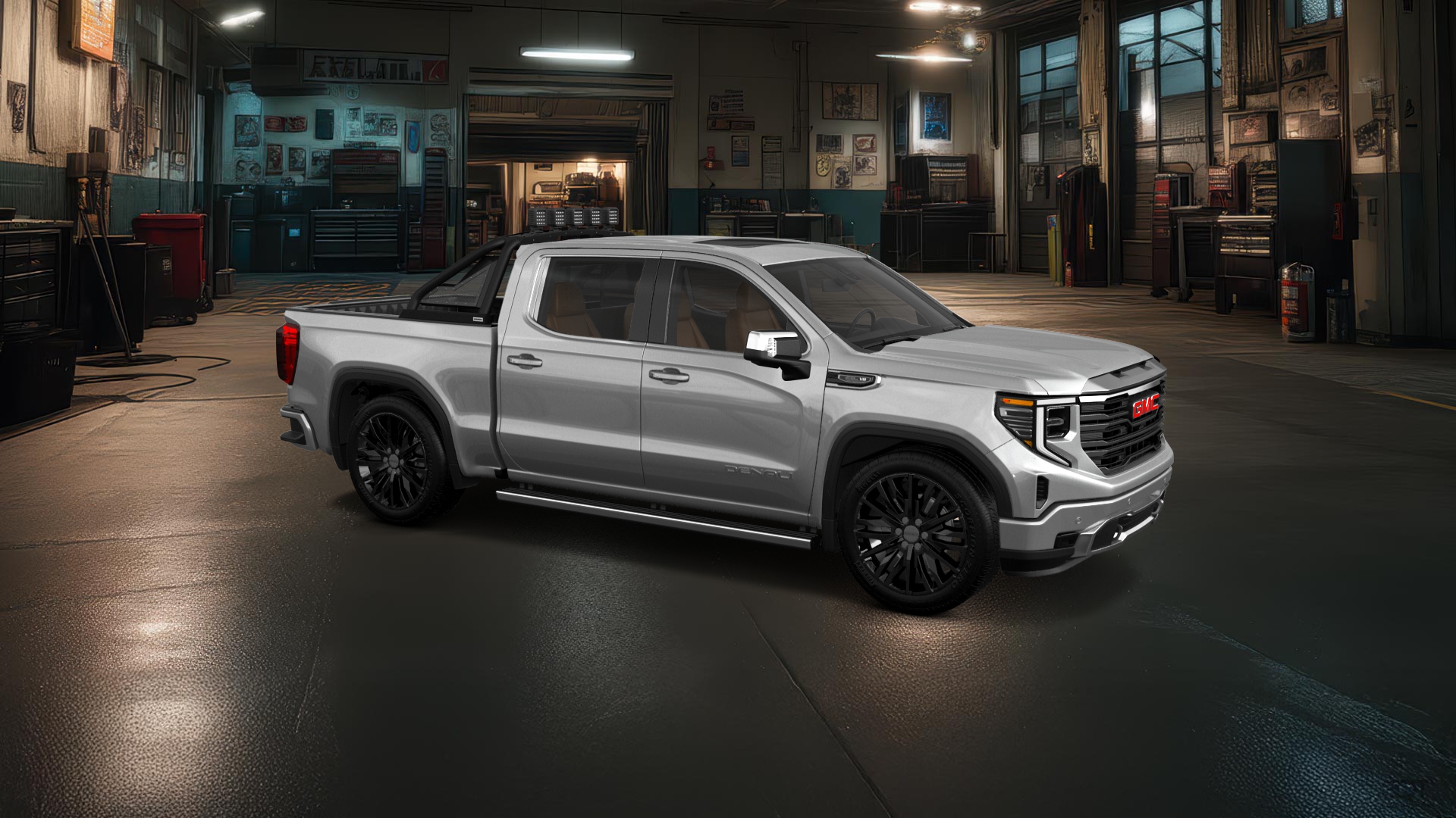 GMC Sierra 1500 Crew Cab 5.8 ft box 4 Door pickup truck 2023 tuning