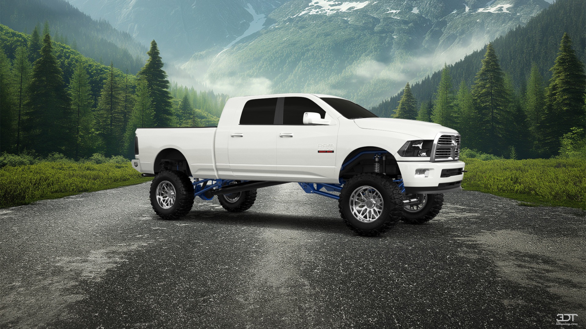 Dodge Ram 2500 Mega Cab 6.4 ft box 4 Door pickup truck 2010