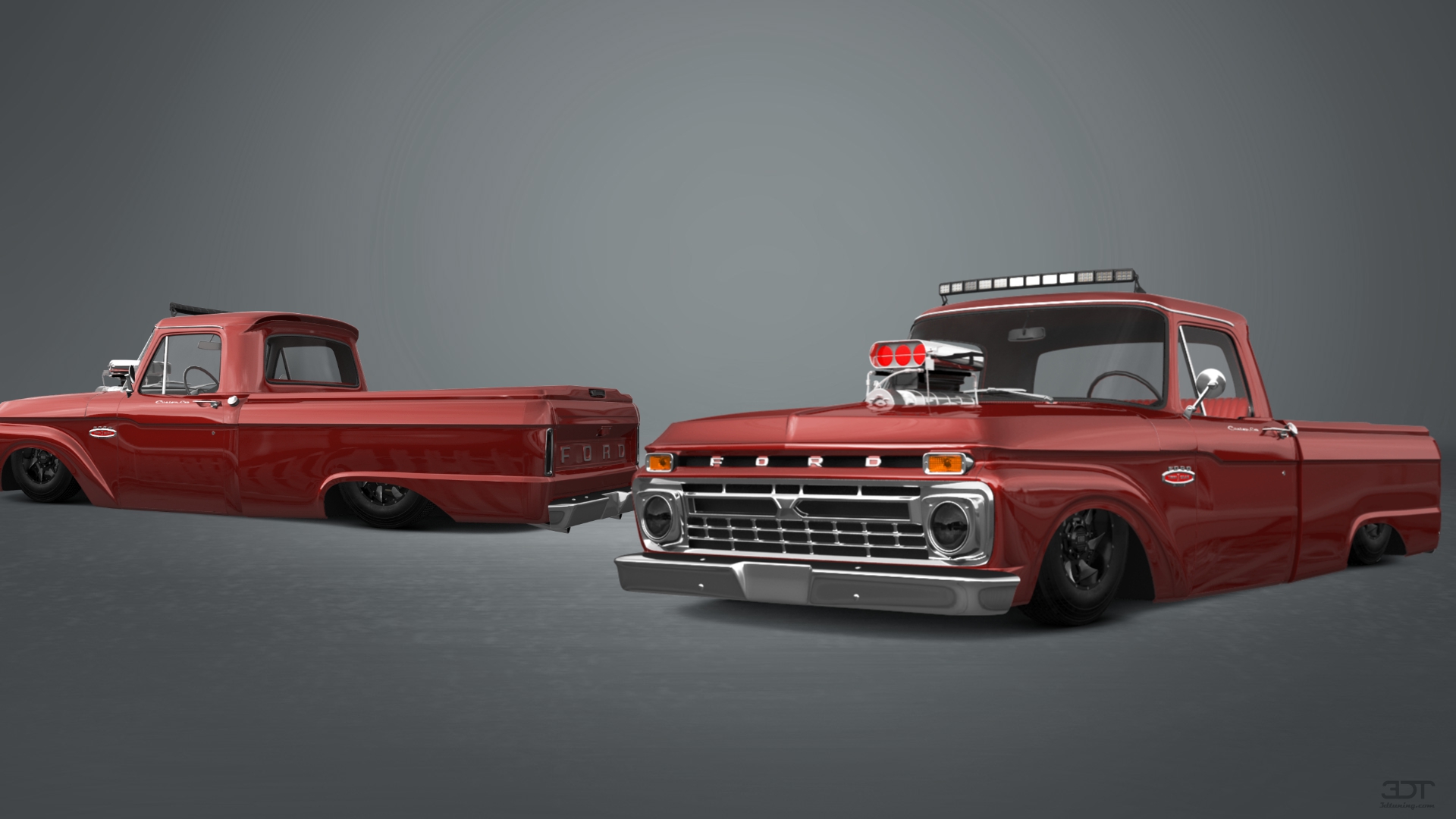 Ford F-100 Custom Cab 2 Door pickup truck 1966