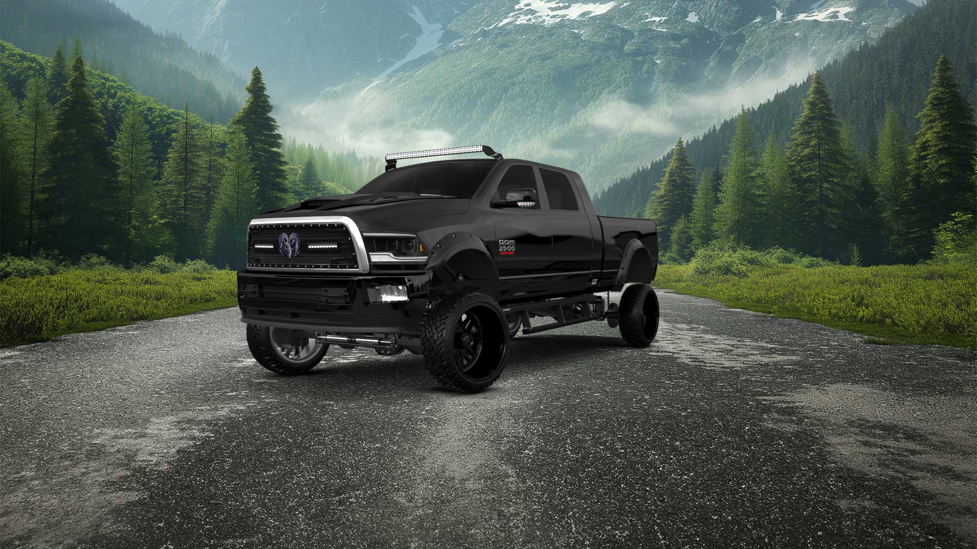 Dodge Ram 2500 Mega Cab 6.4 ft box 4 Door pickup truck 2010