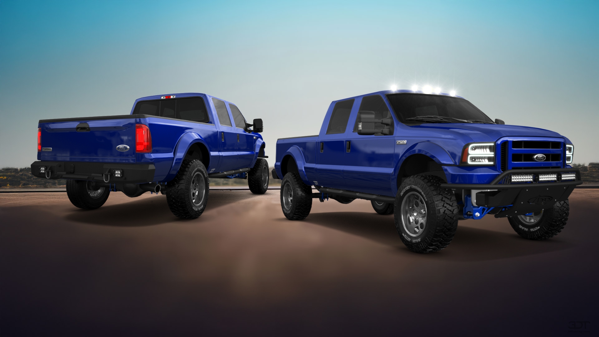 Ford F-250 Crew Cab 4 Door pickup truck 1999 tuning