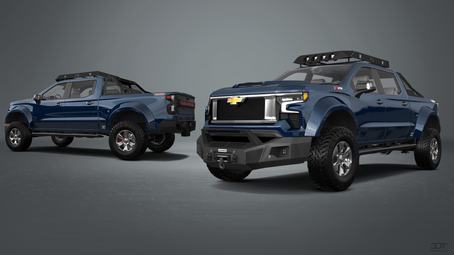 Chevrolet Silverado 1500 Crew Cab 5.8 ft box 4 Door pickup truck 2023 tuning