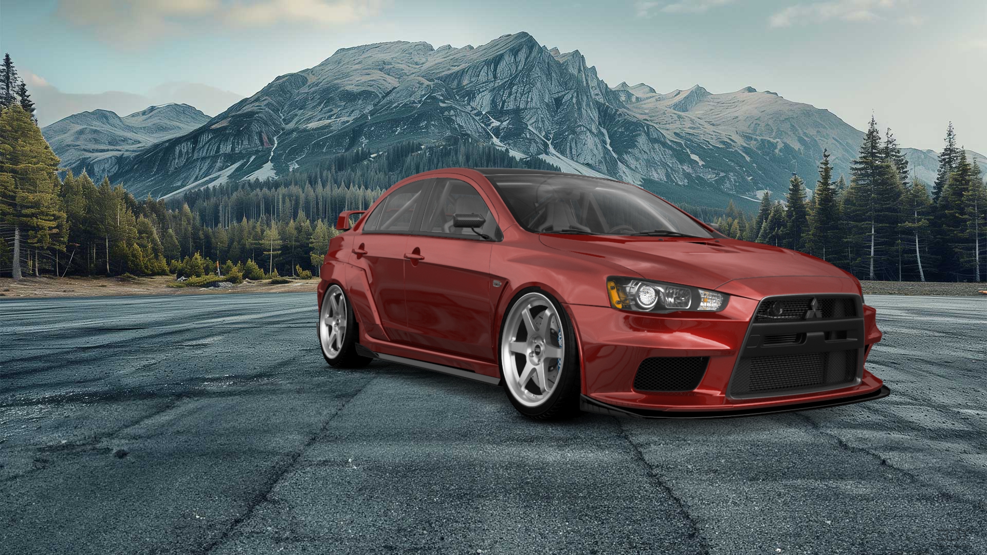Mitsubishi Lancer Evolution X Sedan 2008 tuning
