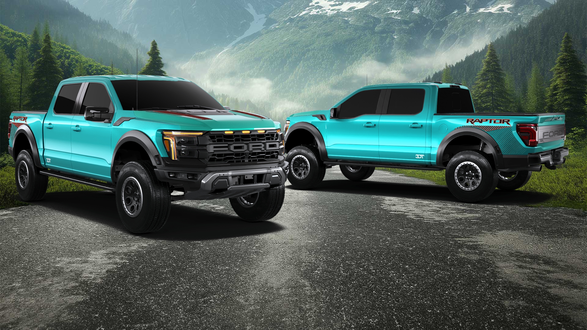 Ford F-150 Raptor 4 Door pickup truck 2024 tuning